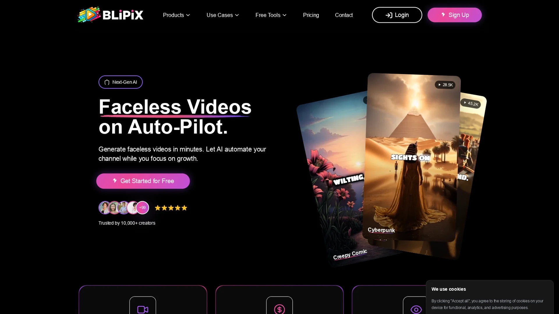 blipix homepage