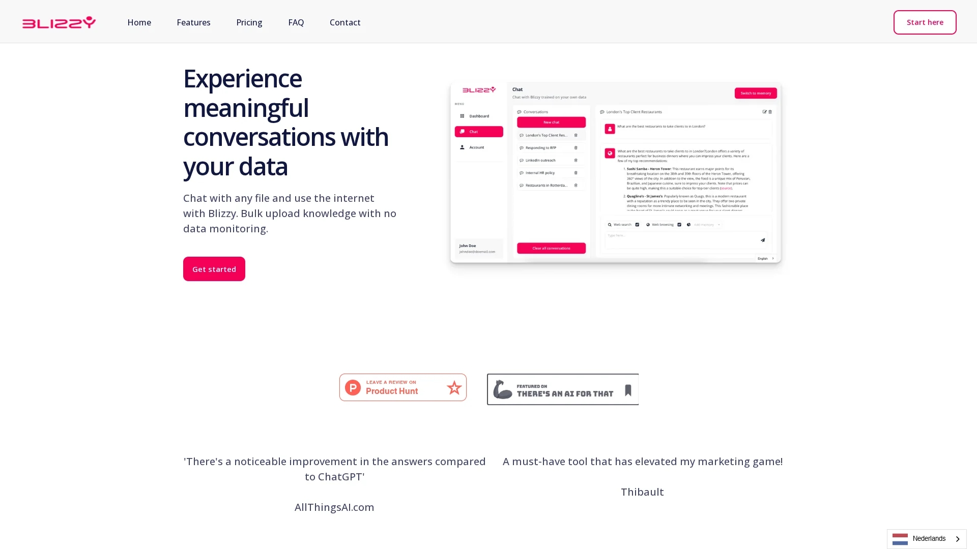 blizzy homepage
