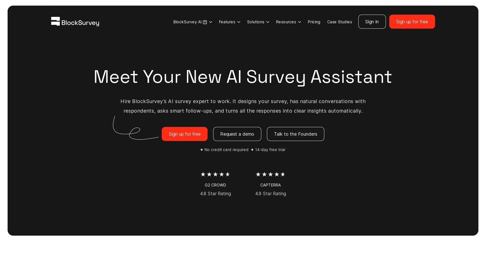 block-survey homepage