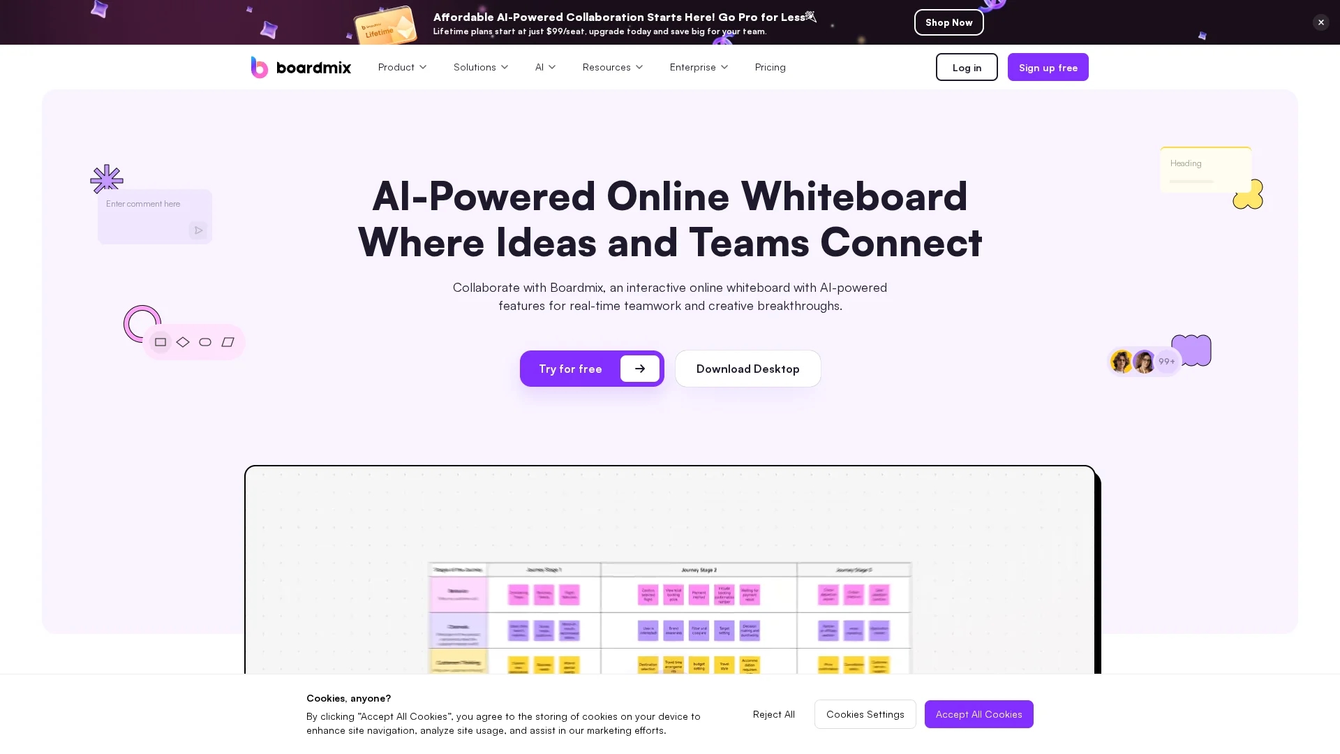 boardmix-online-whiteboard homepage