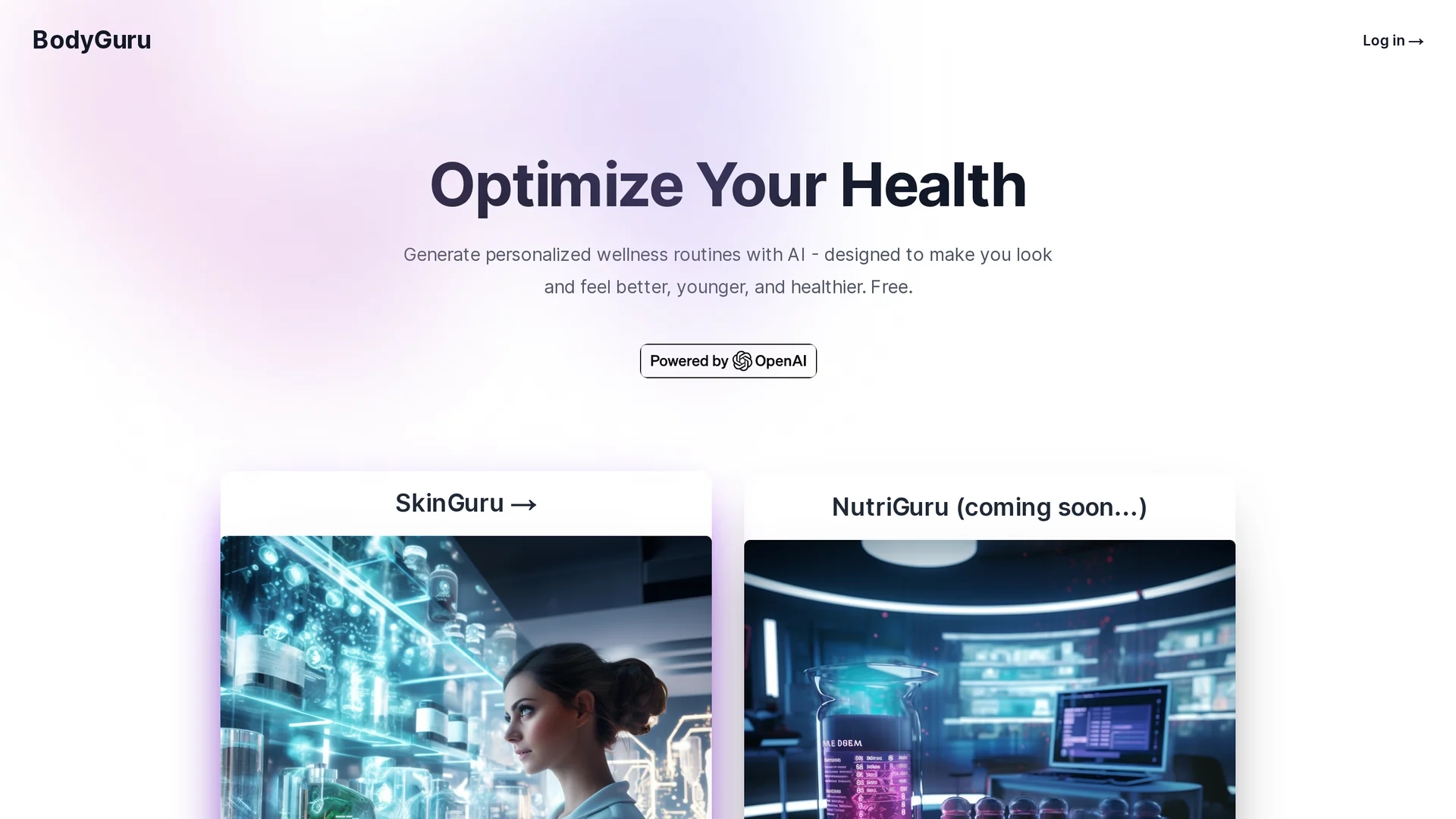 bodyguru homepage