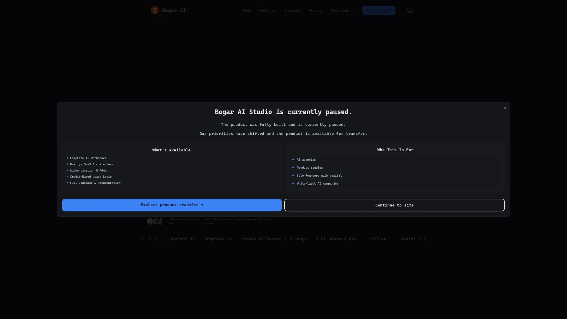 bogar homepage