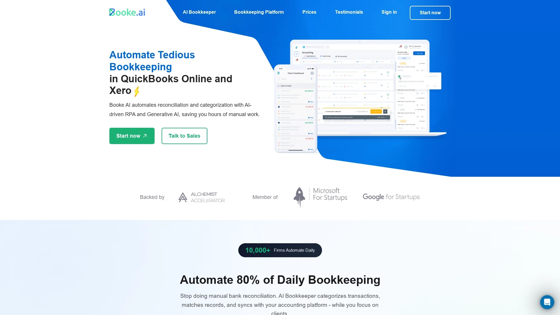 booke-ai homepage