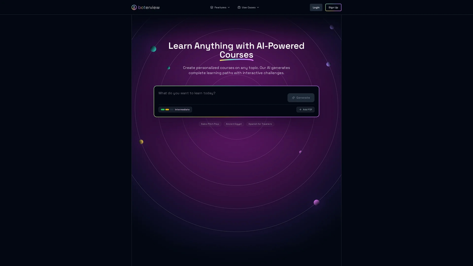 boterview homepage
