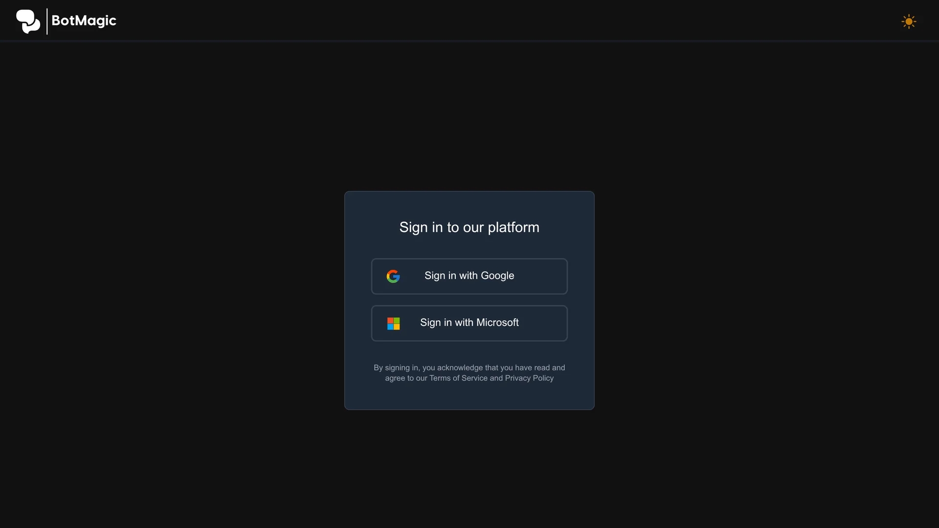 botmagic homepage