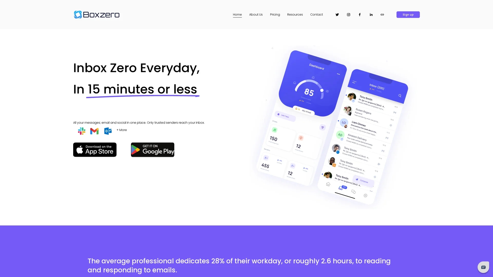 boxzero homepage