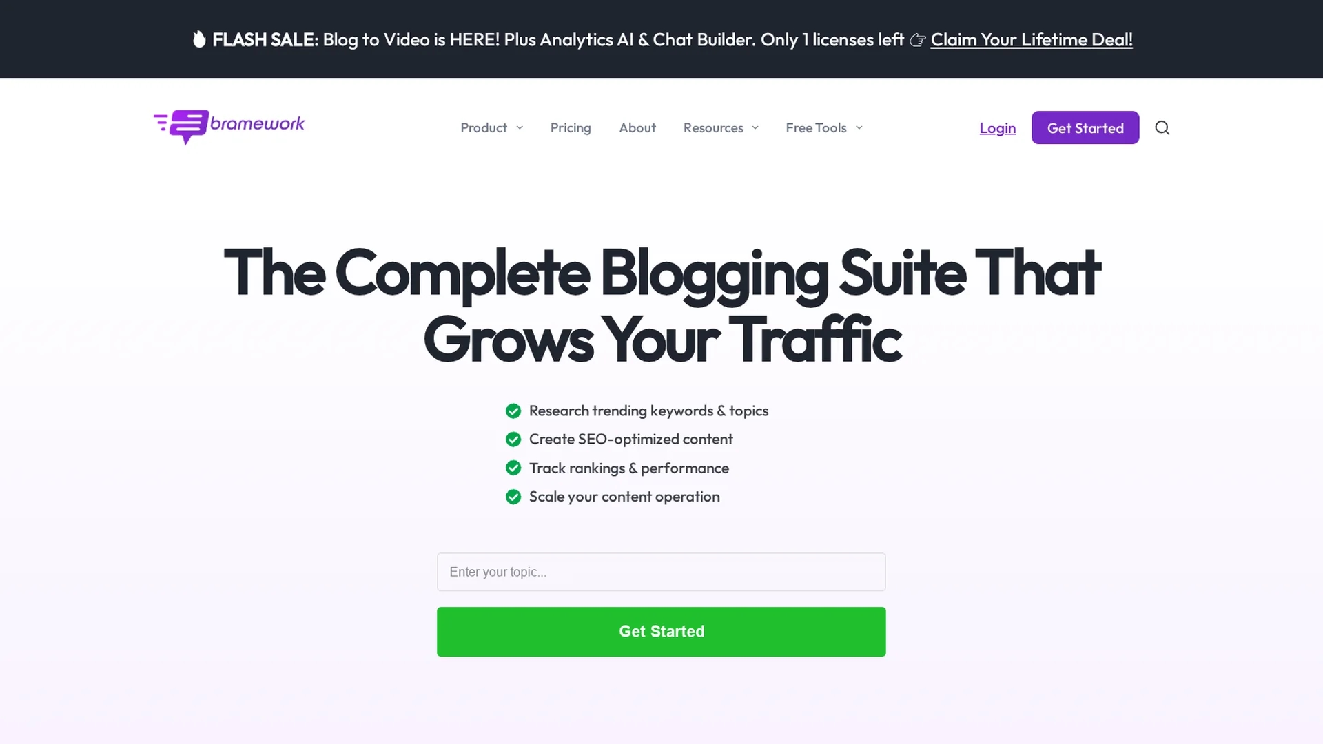 bramework homepage