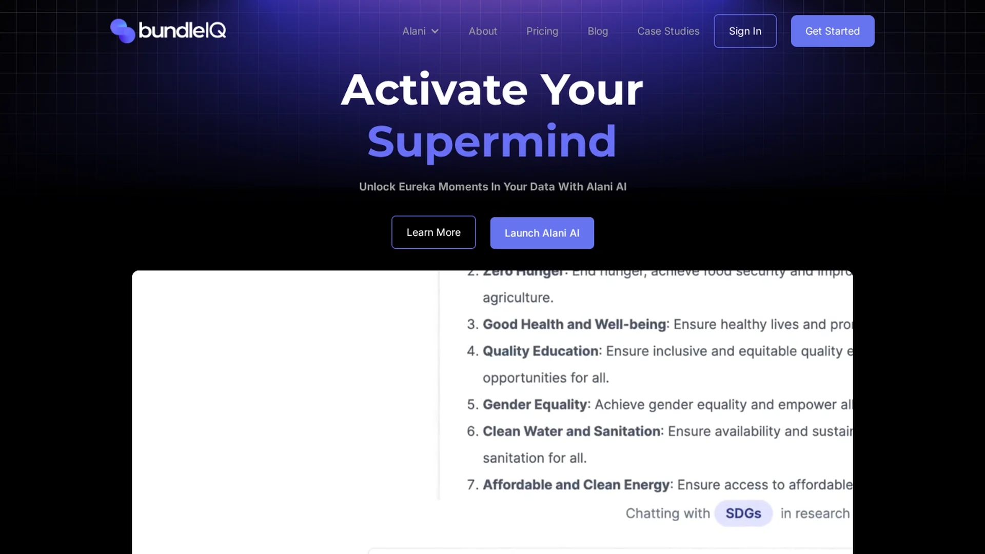 bundleiq homepage