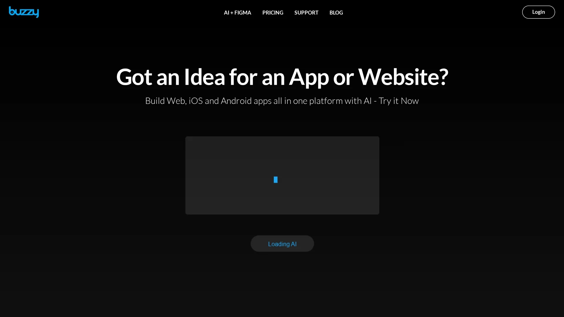 buzzy homepage