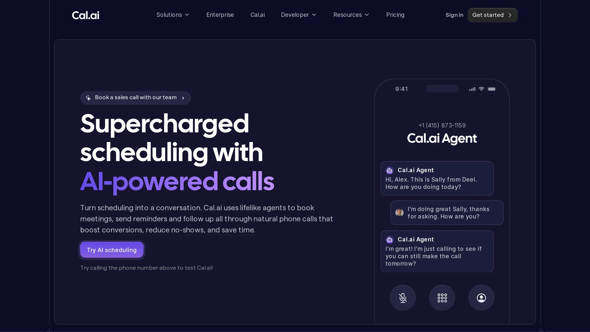 cal-ai homepage