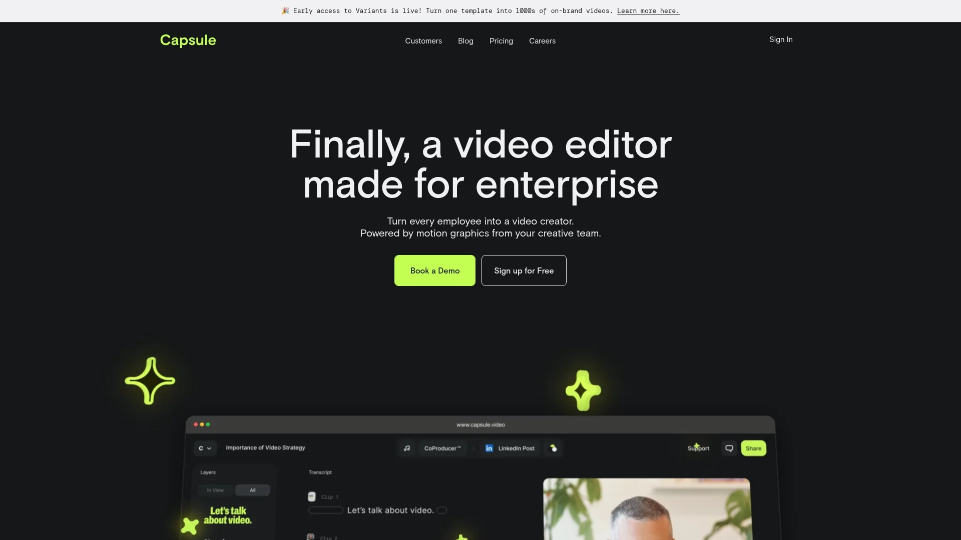 capsule homepage