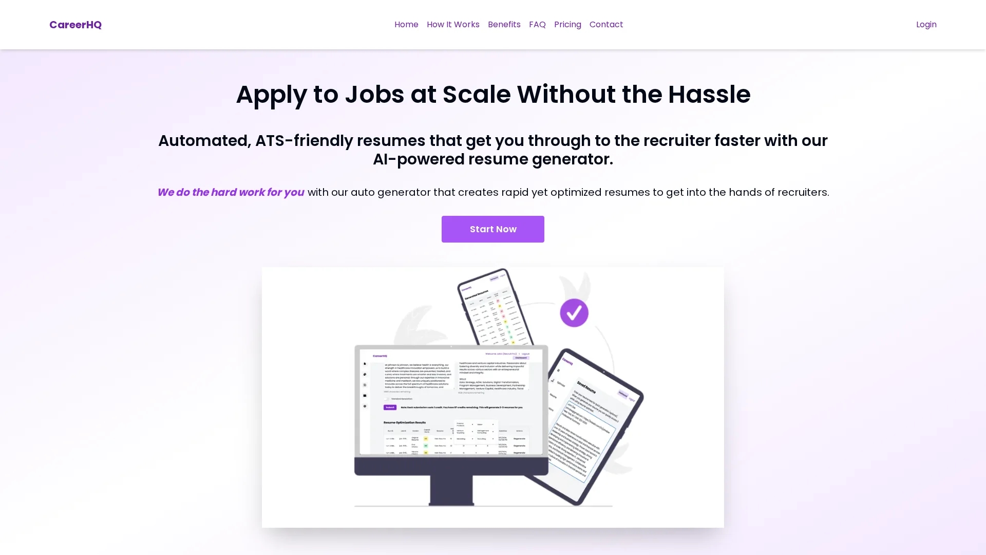career-hq homepage