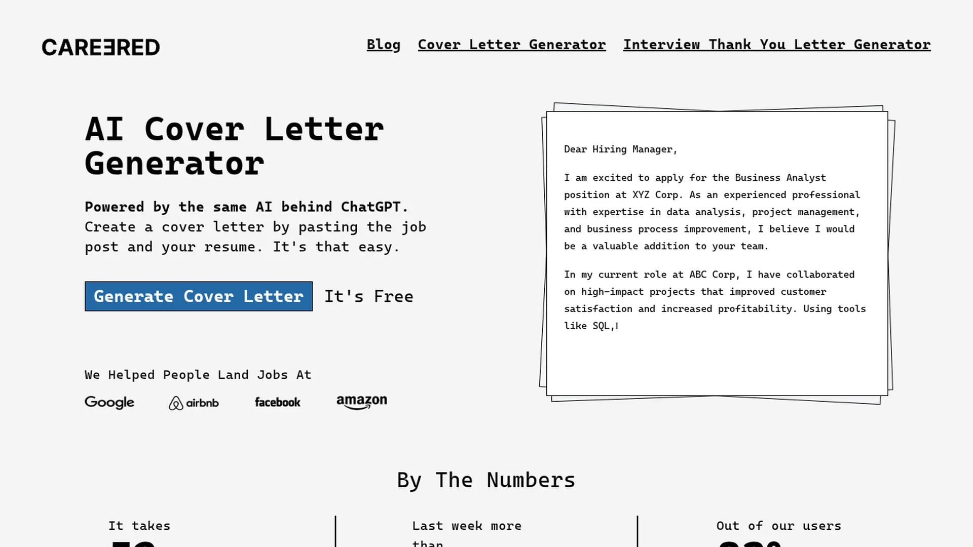 careered homepage