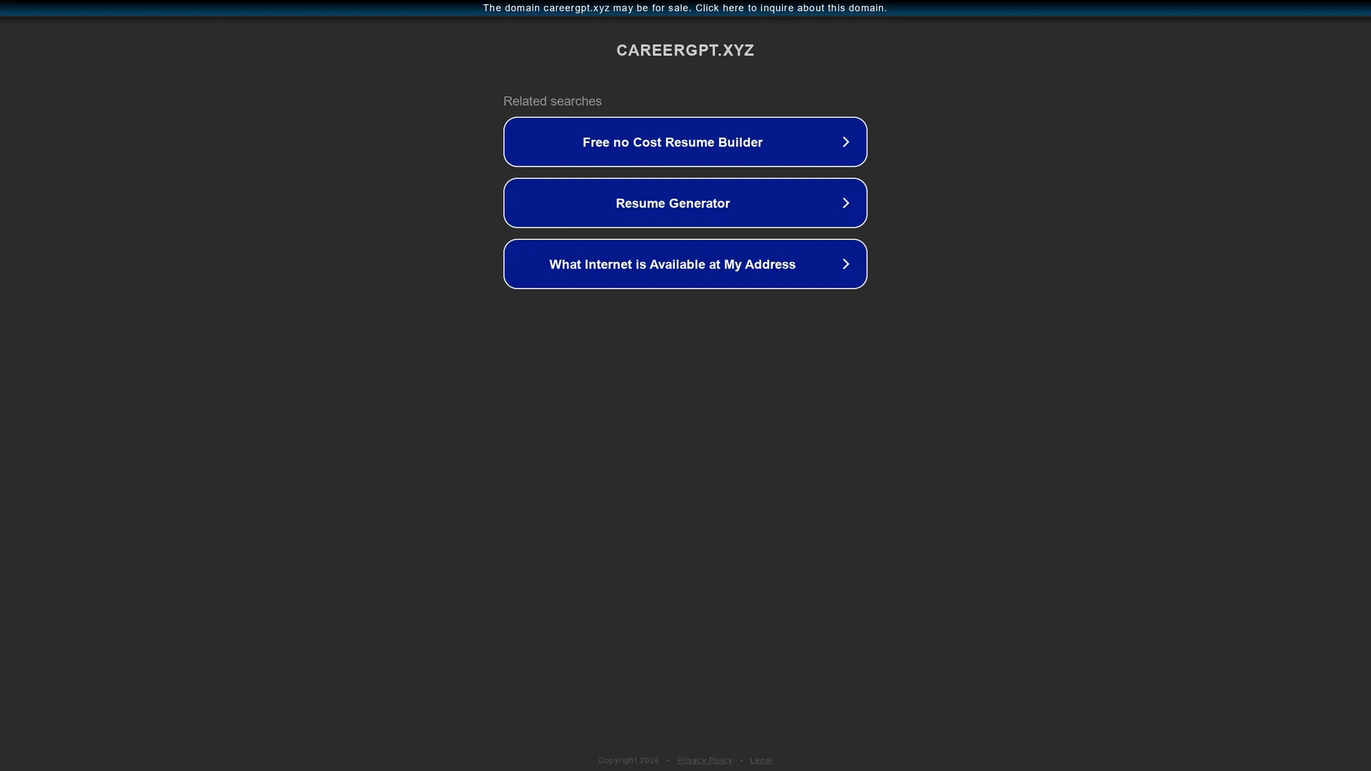 careergpt homepage