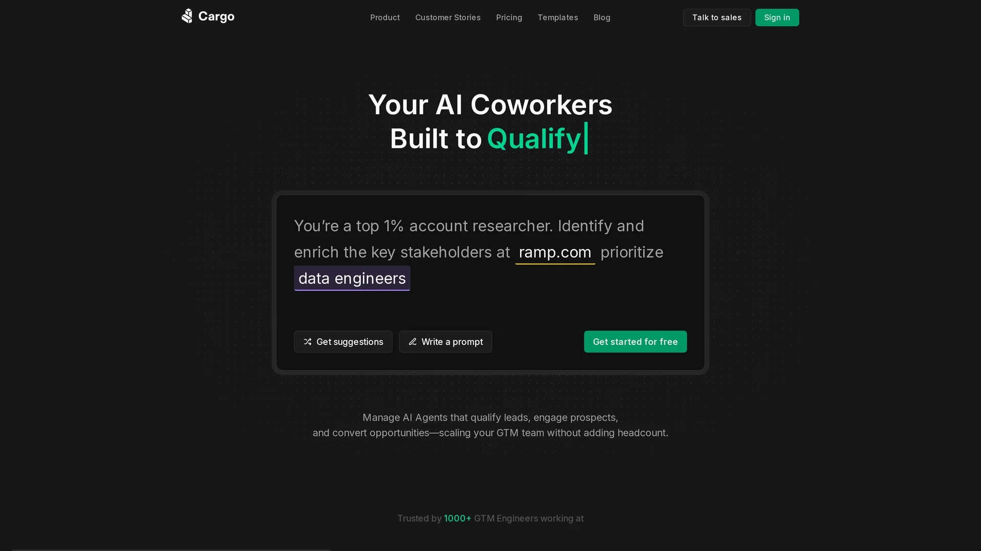cargo homepage