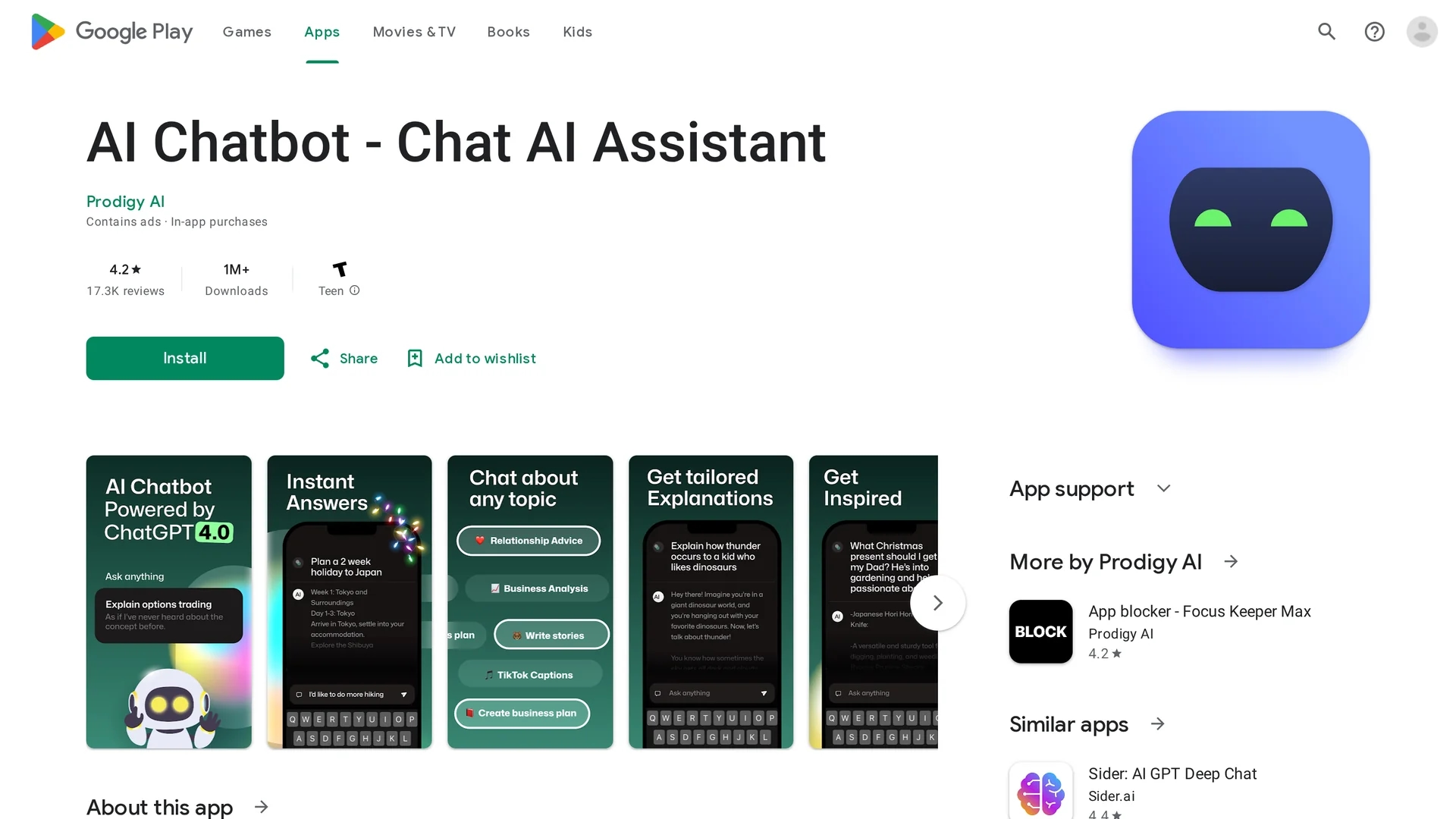 chat-gpt-for-android homepage