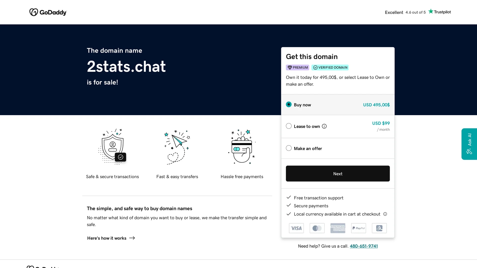chat2stats homepage