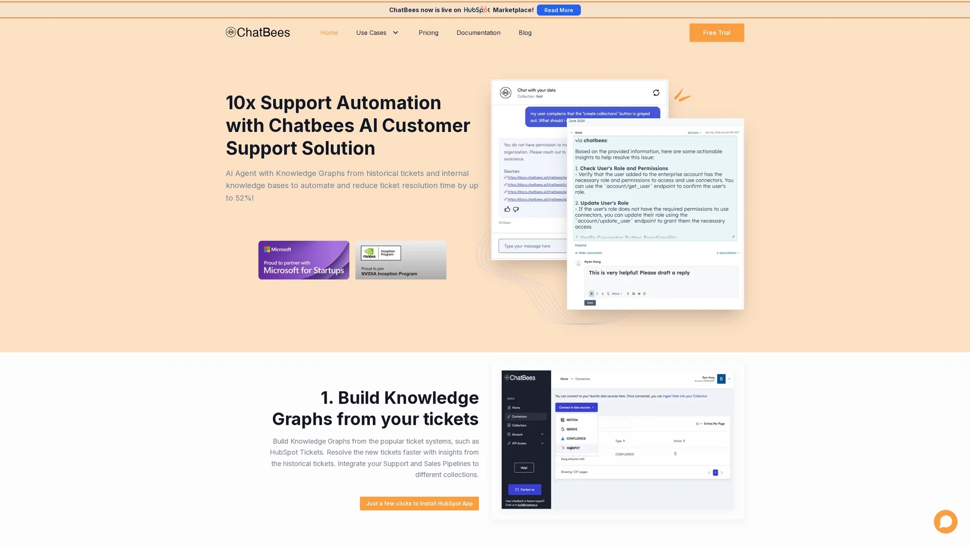 chatbees-ai homepage