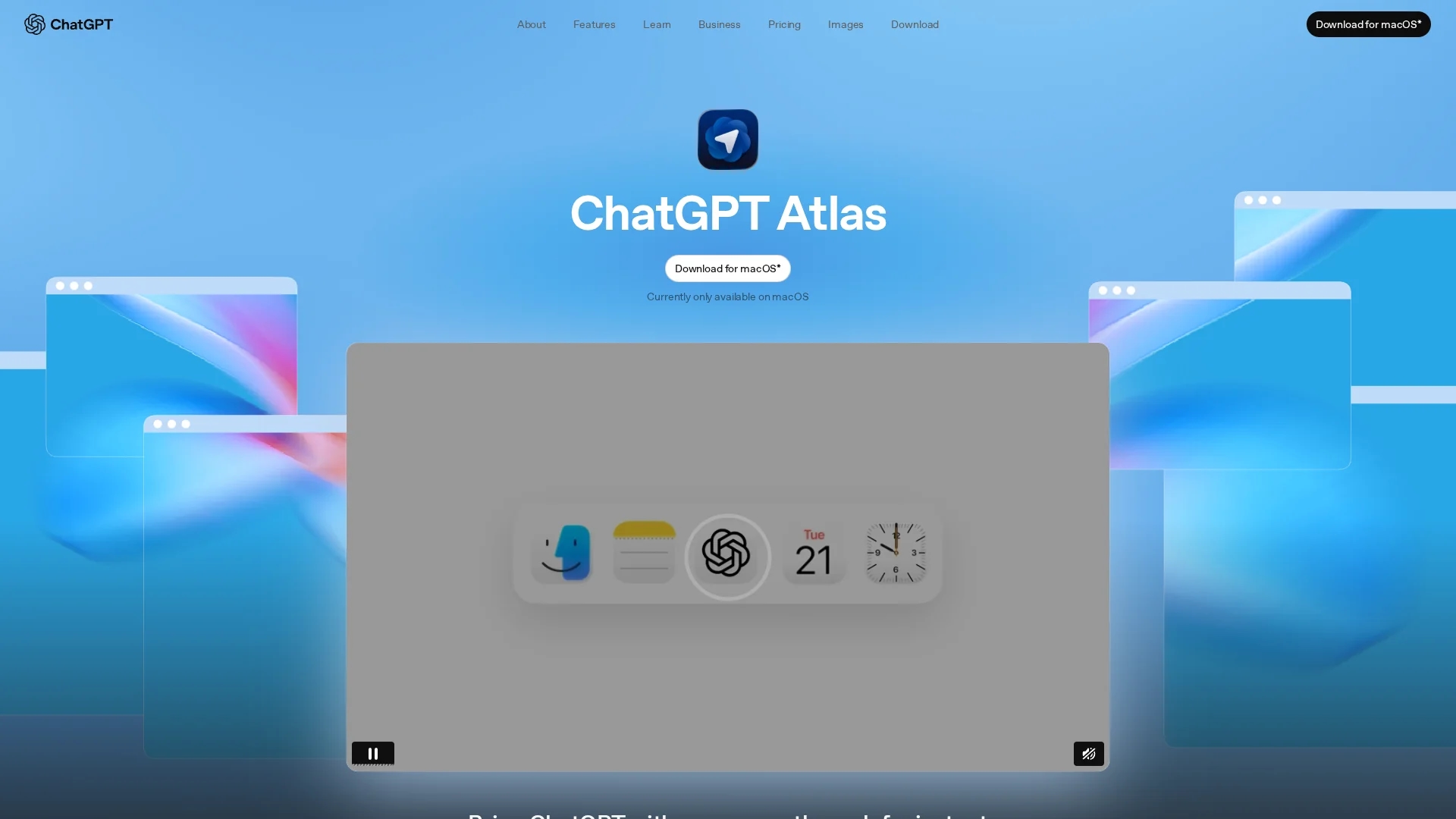 chatgpt-atlas homepage