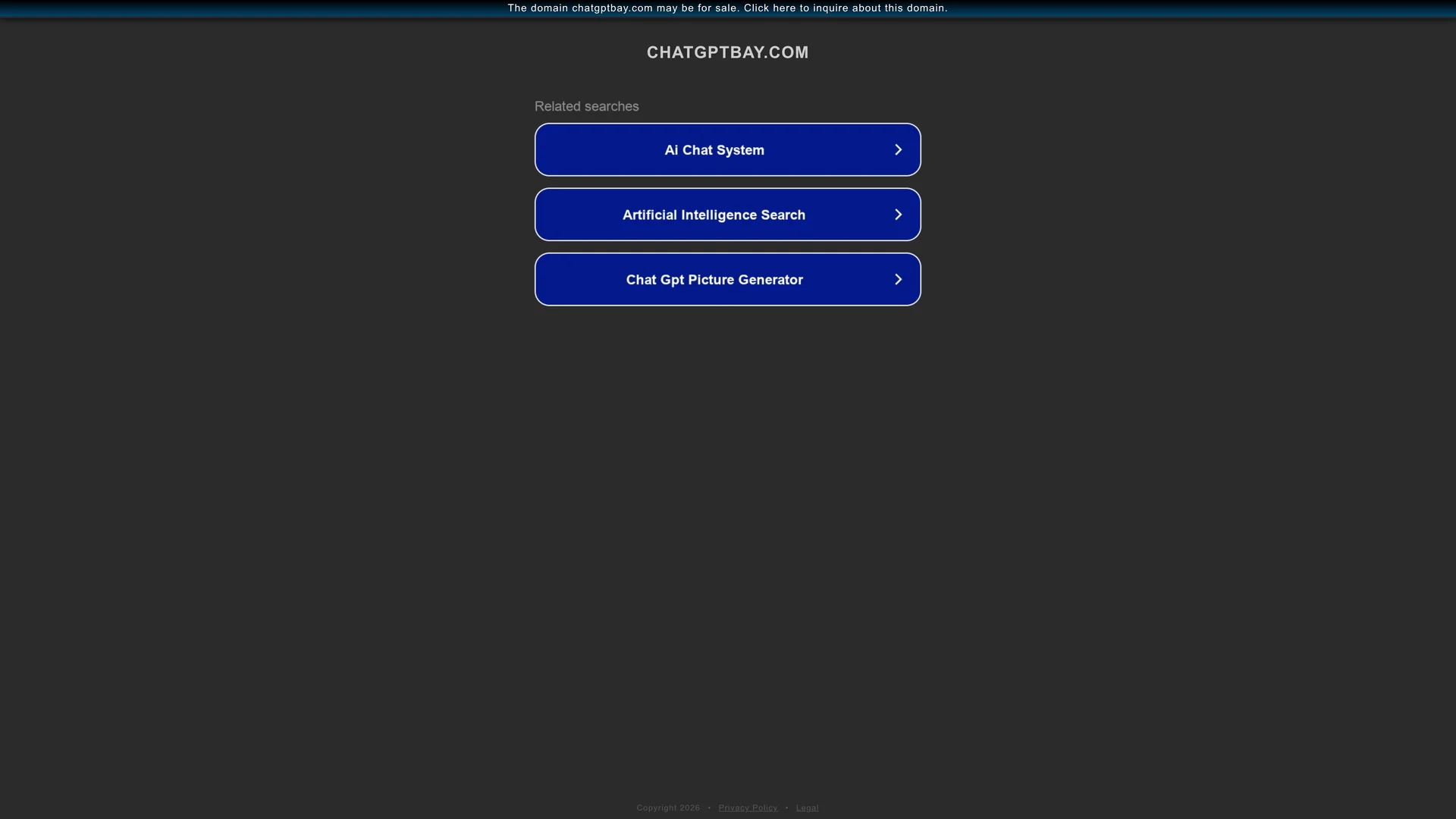 chatgpt-bay homepage