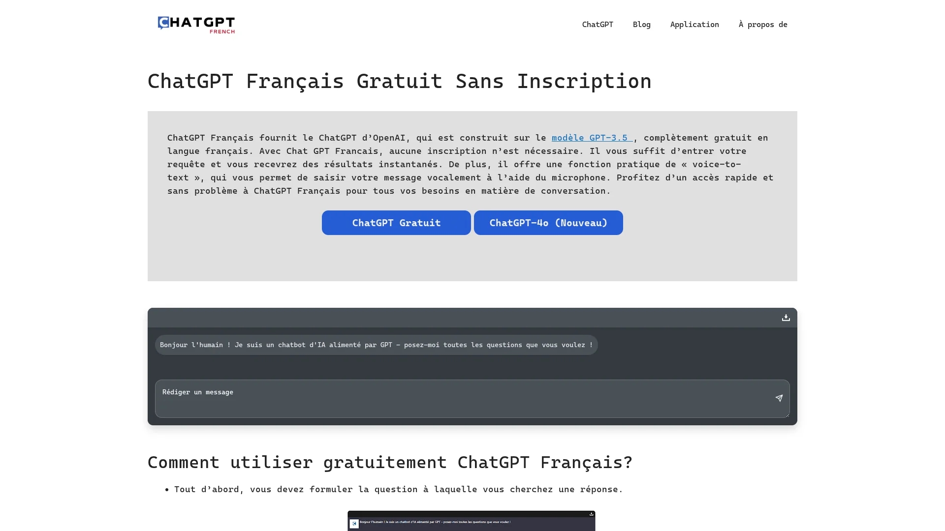 chatgpt-fran-ais-french homepage