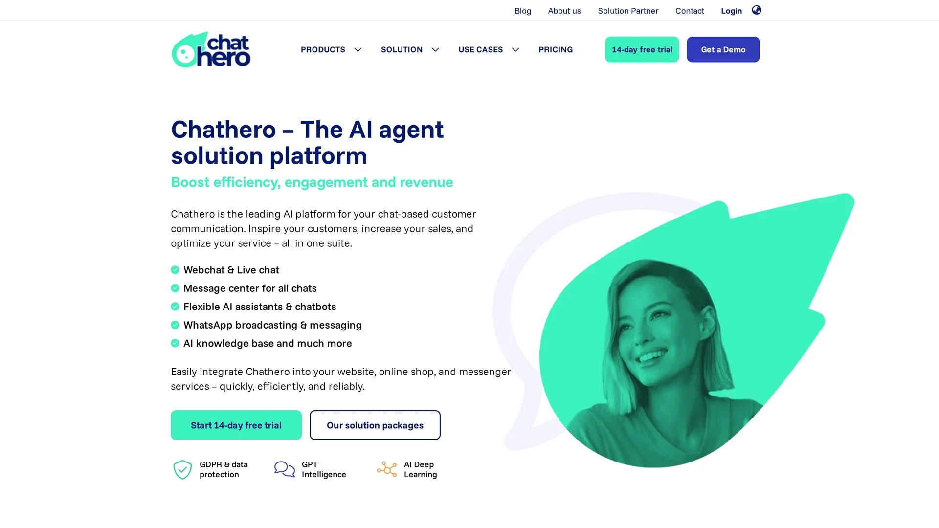 chathero-ai homepage