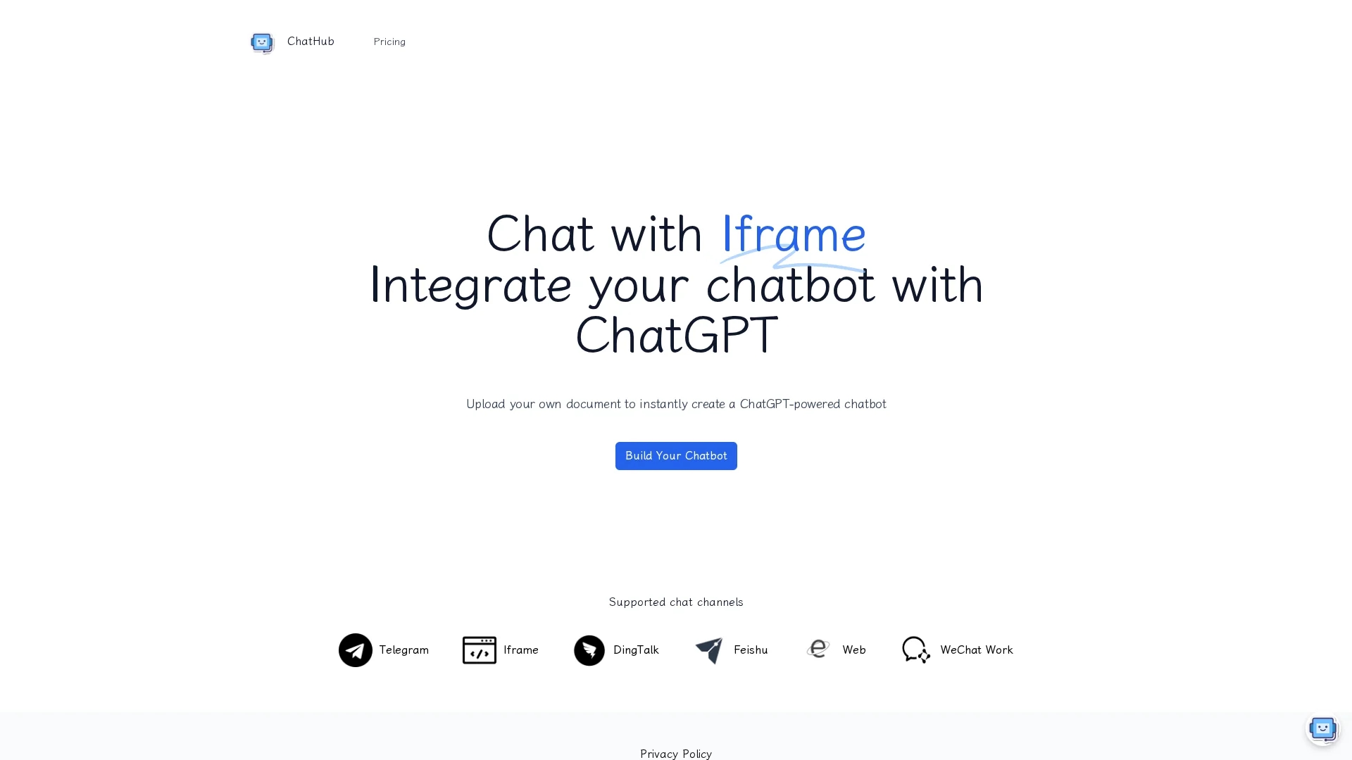 chathub-dev homepage