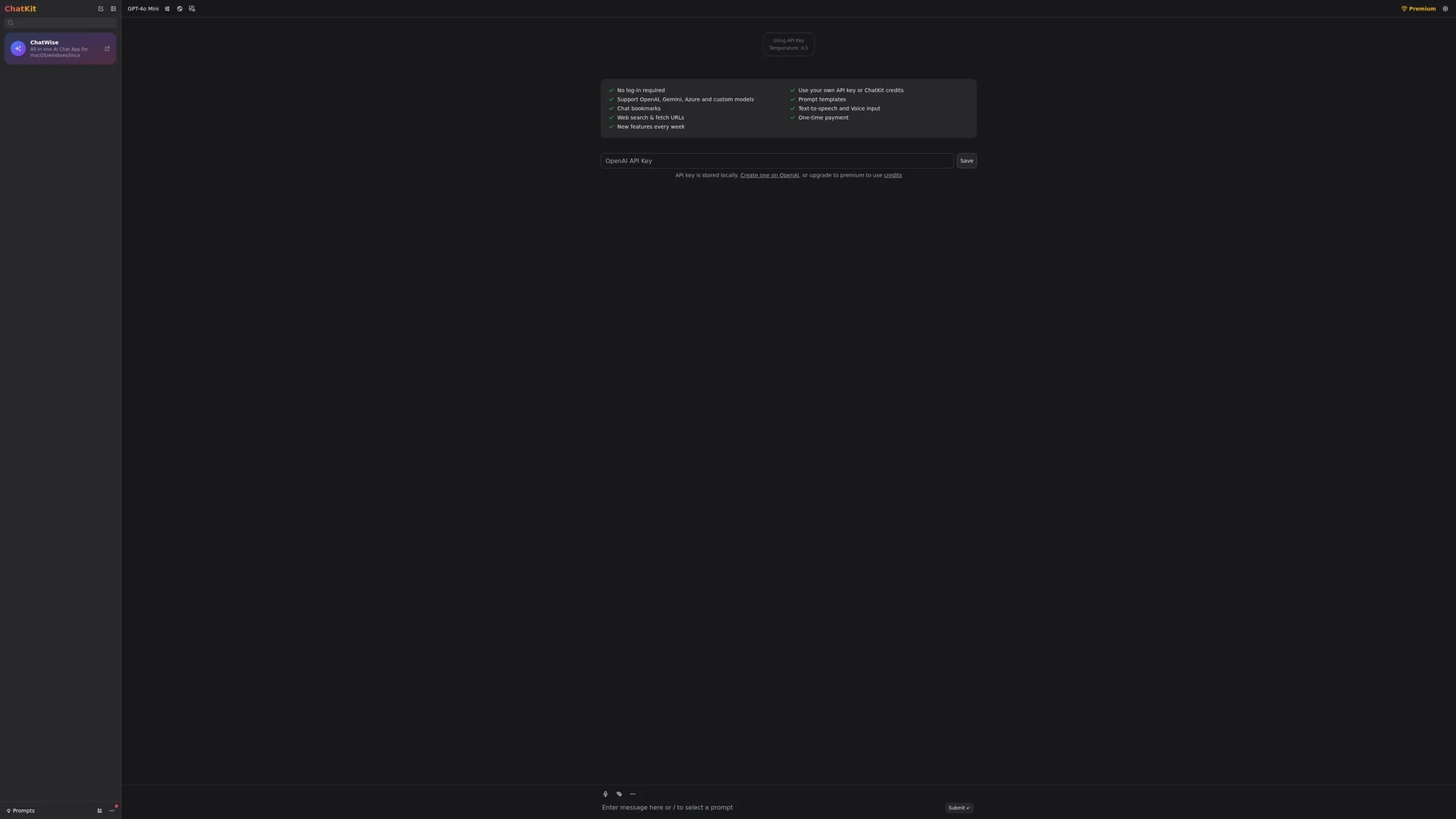 chatkit homepage