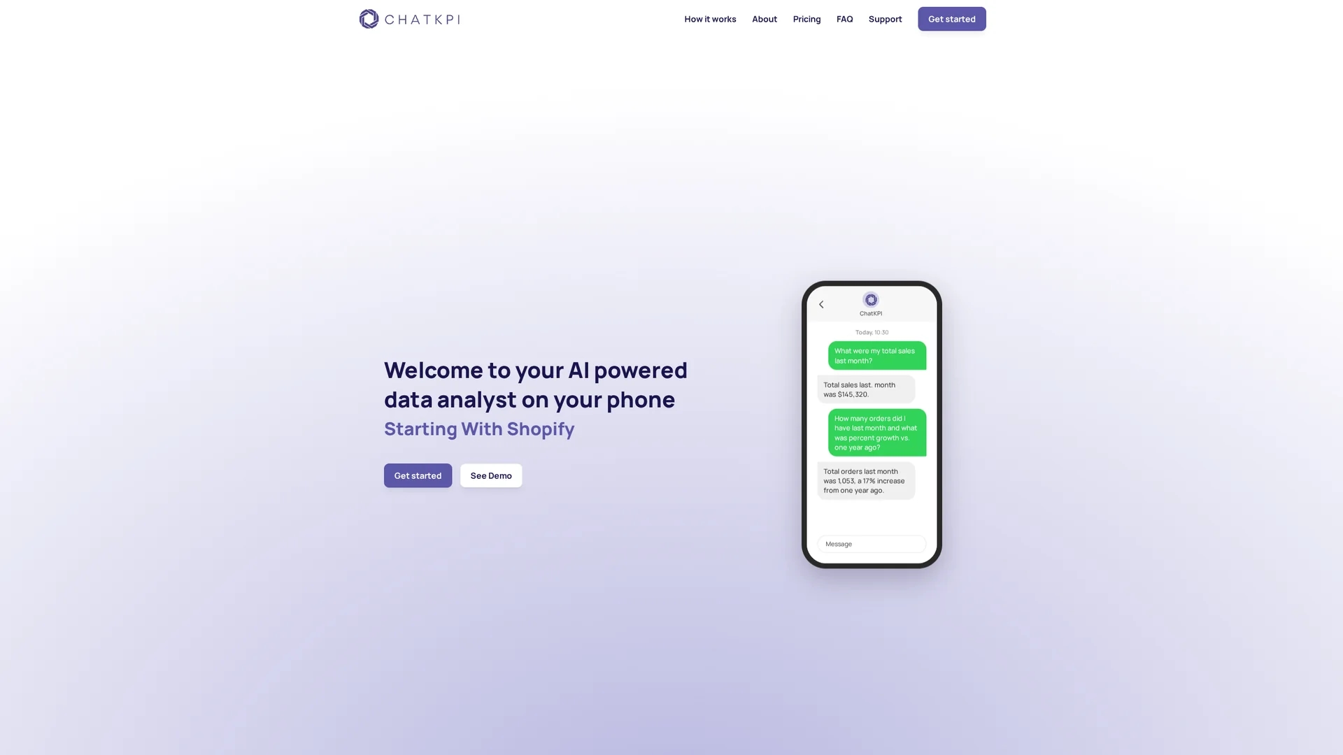 chatkpi homepage