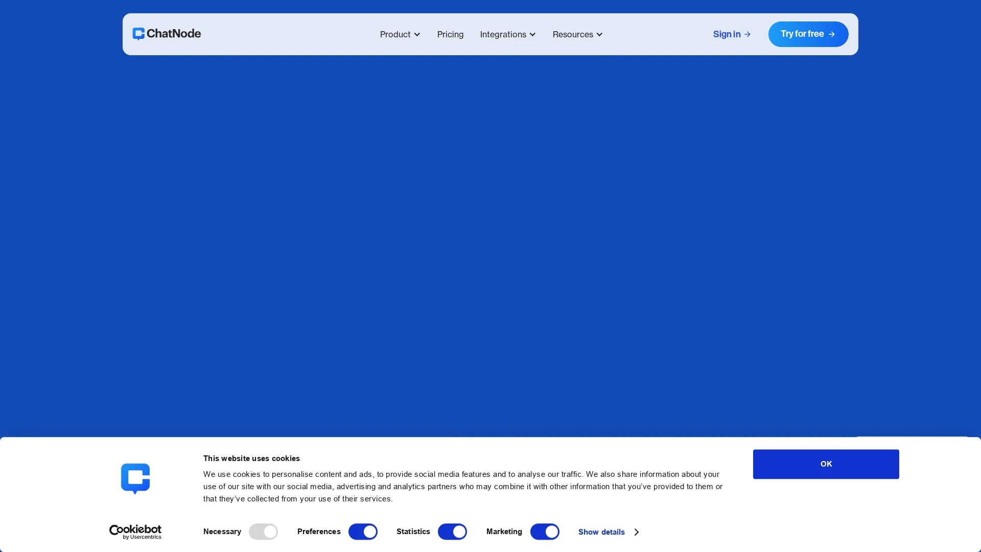 chatnode homepage