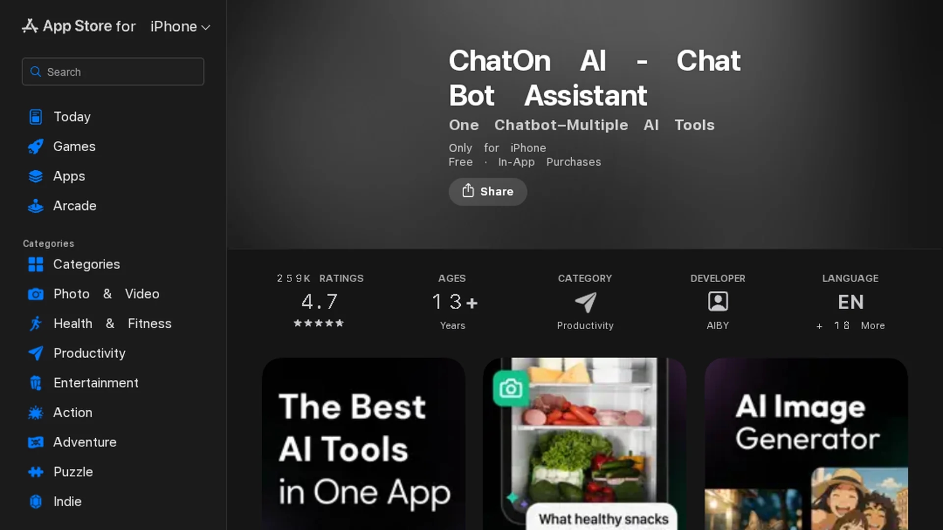 chaton homepage