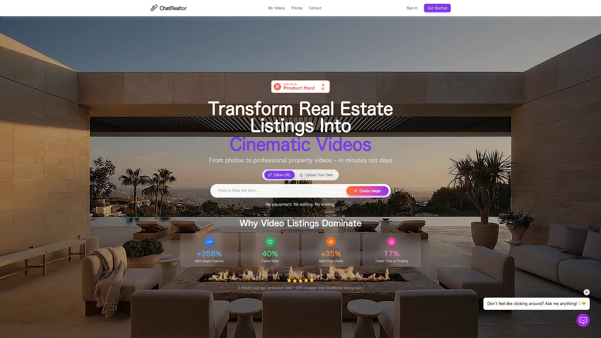 chatrealtor homepage