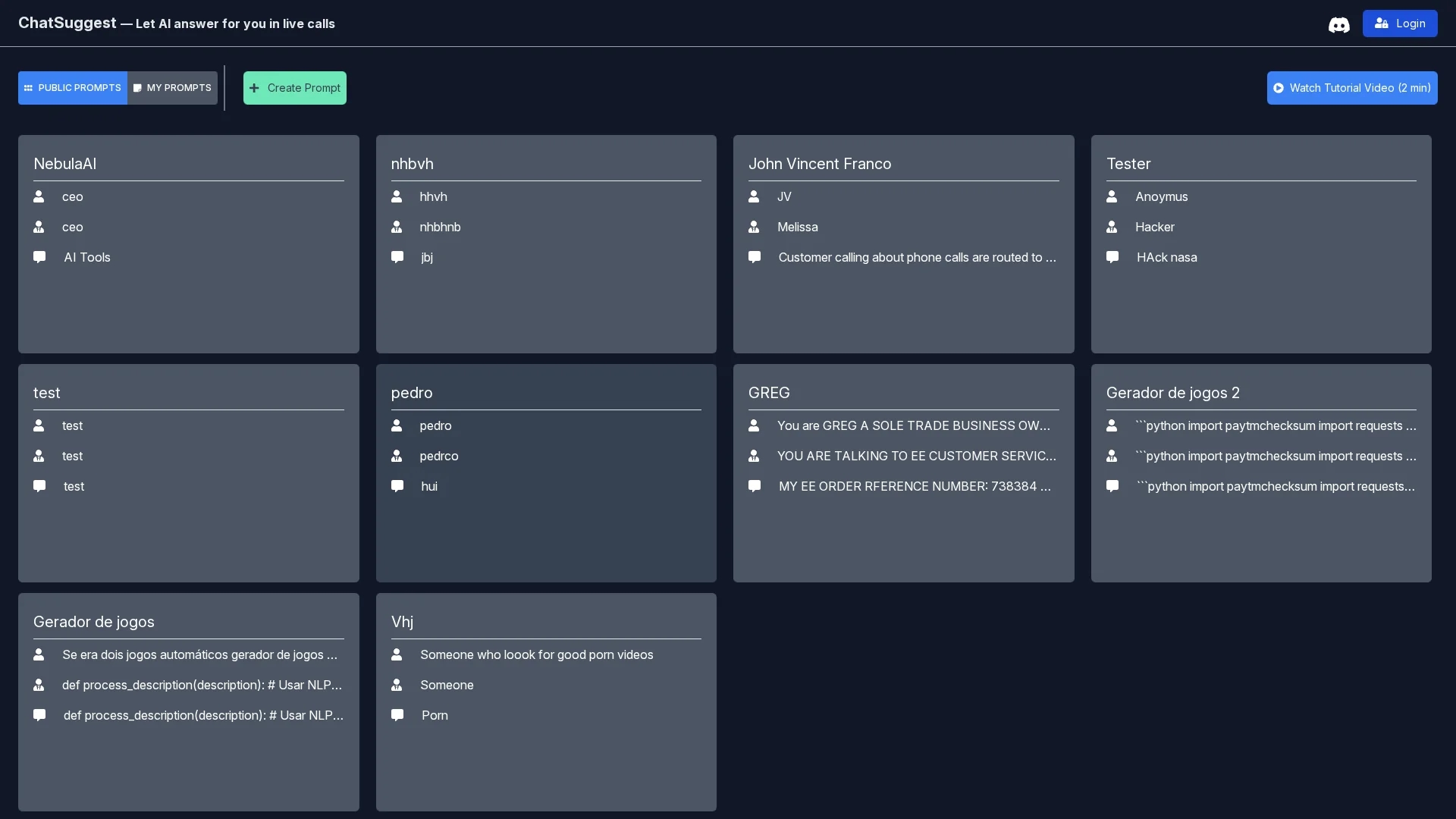 chatsuggest homepage
