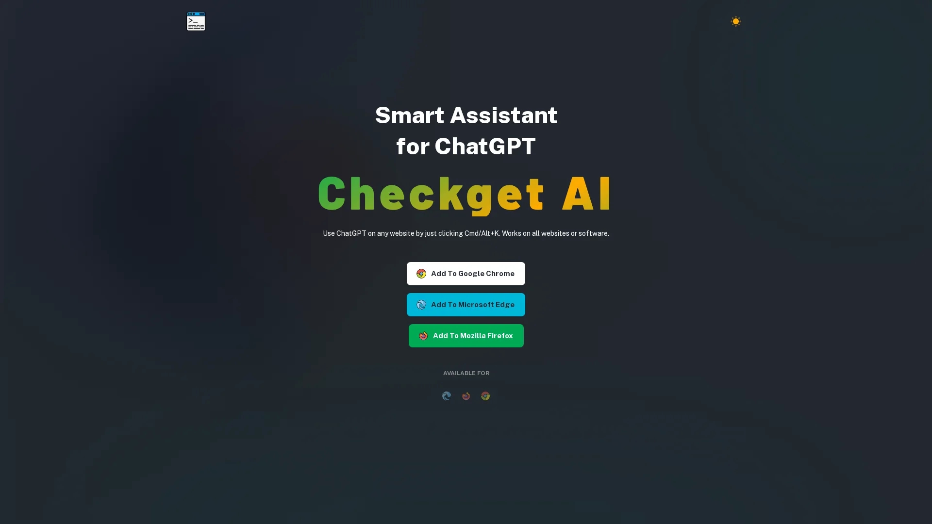 checkget homepage