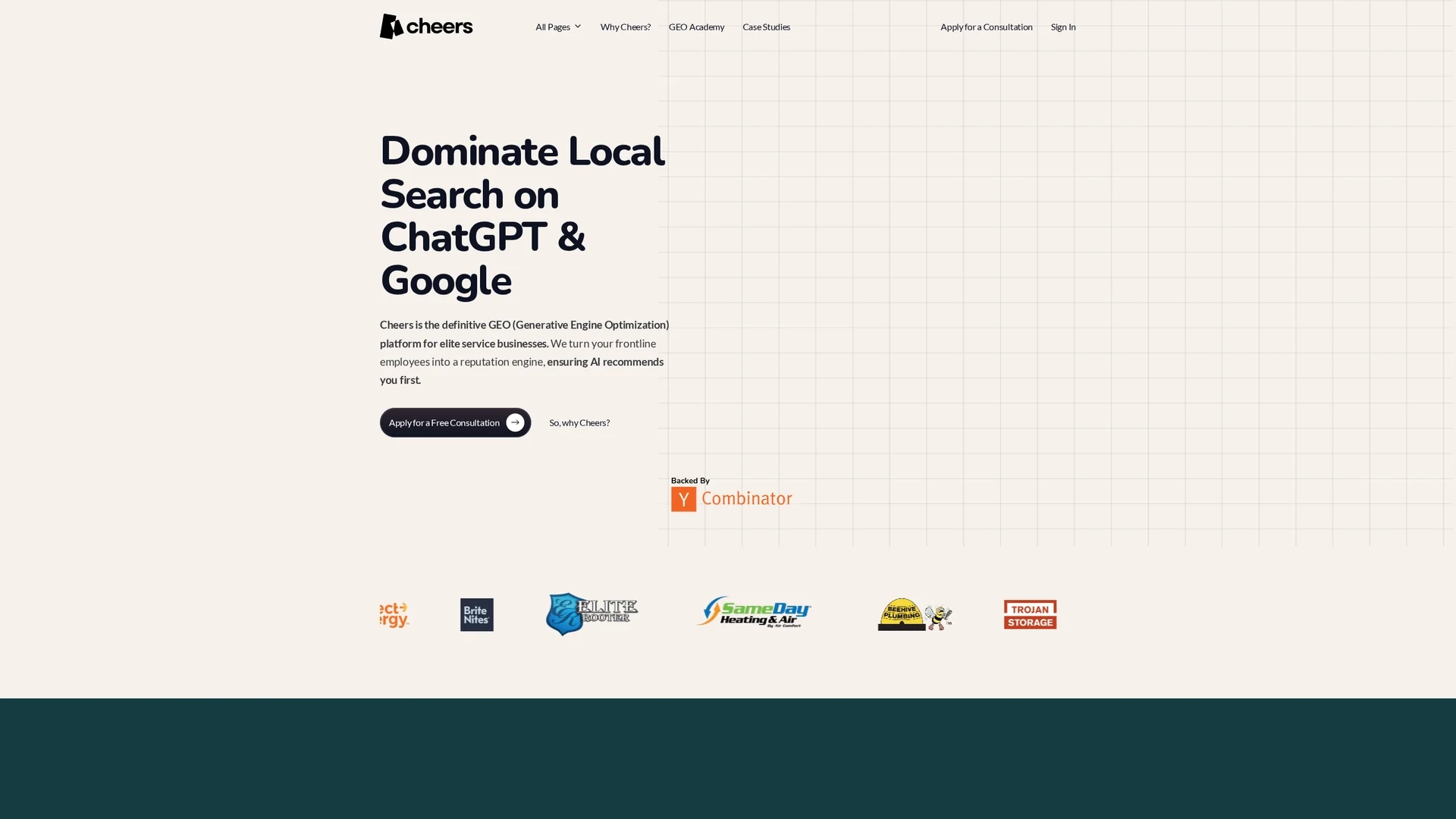 cheers homepage