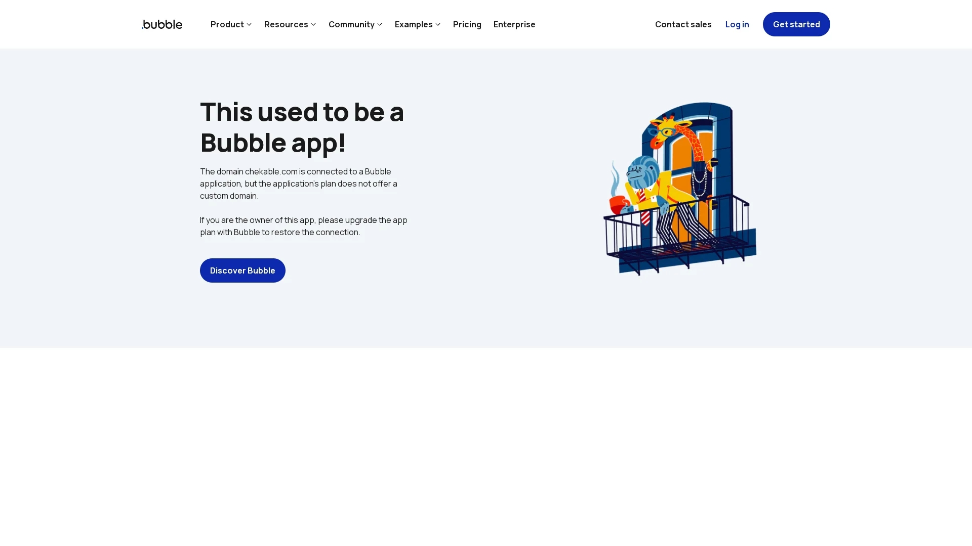 chekable homepage