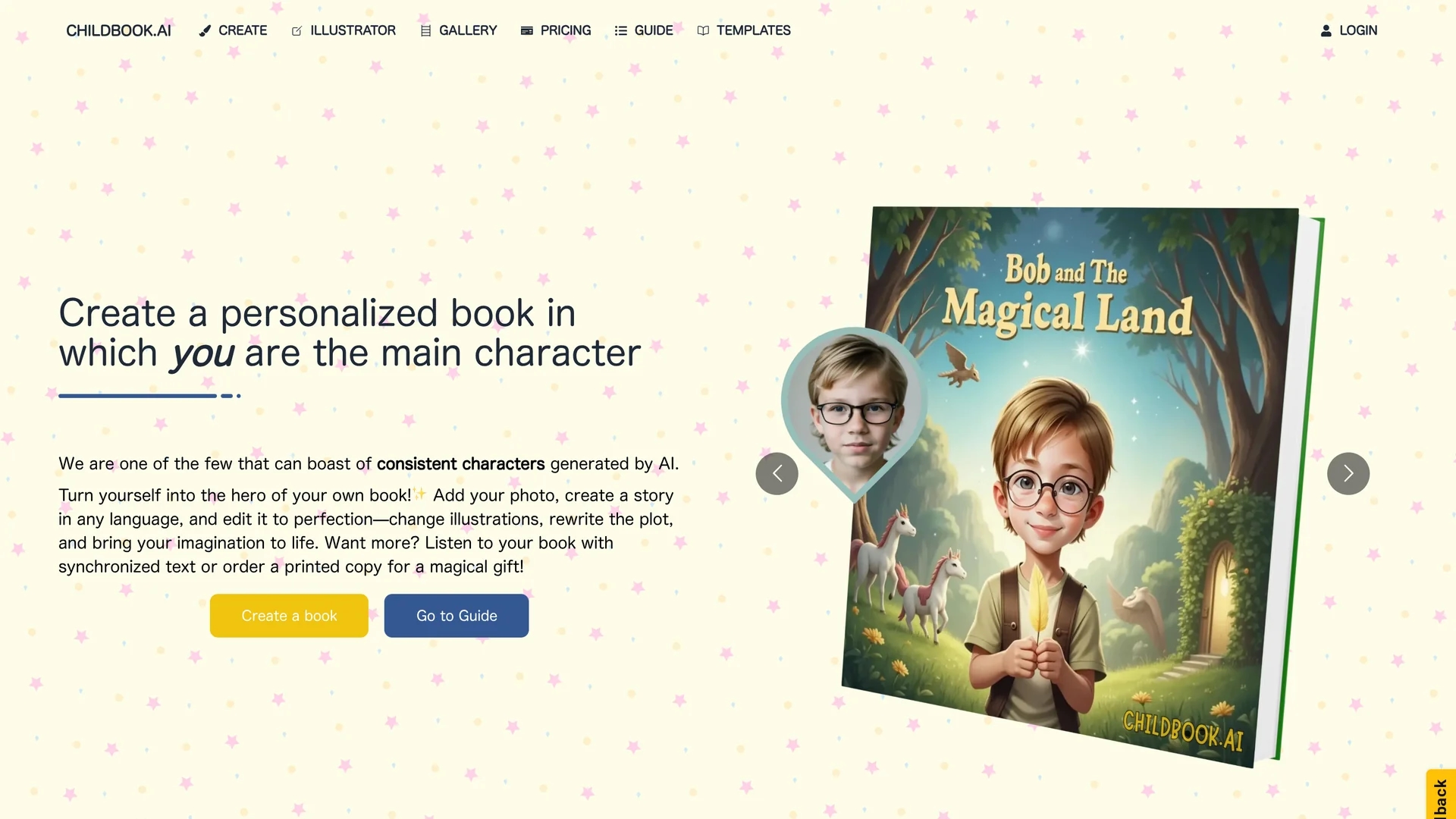 childbook-ai homepage