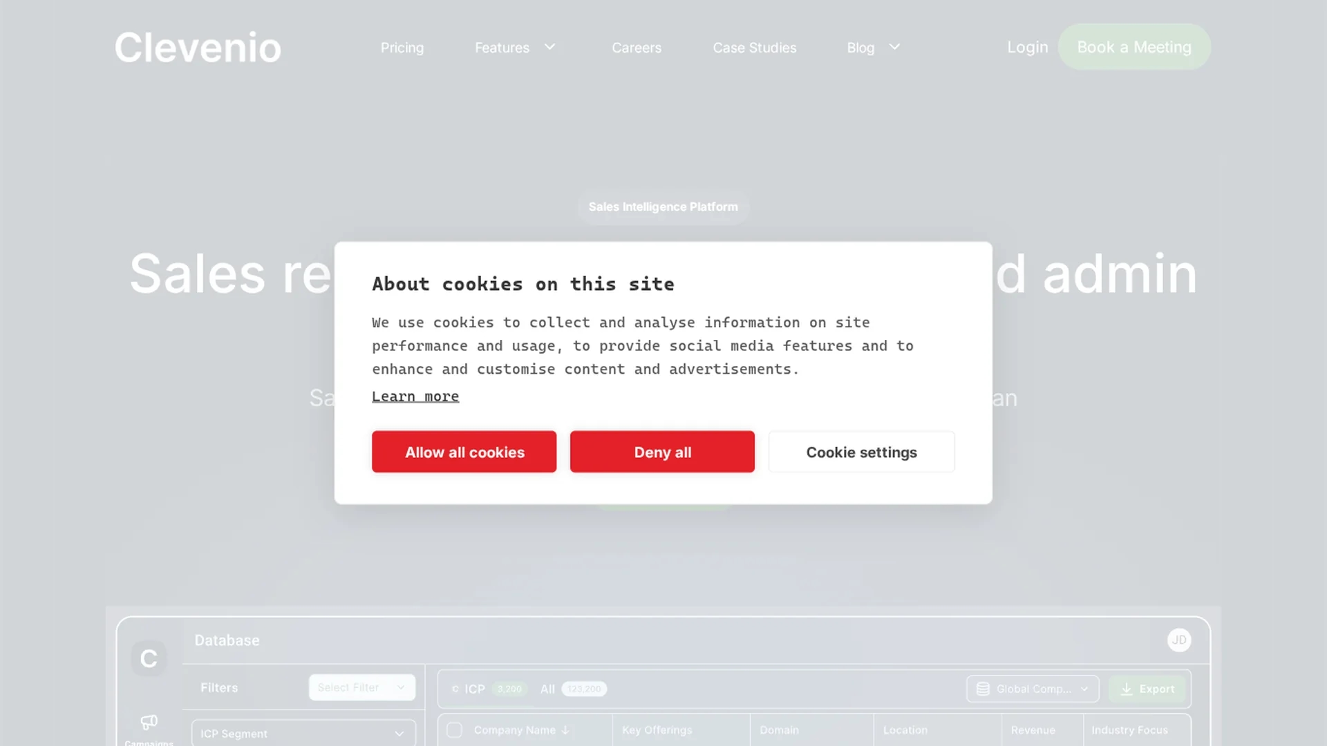 clevenio homepage