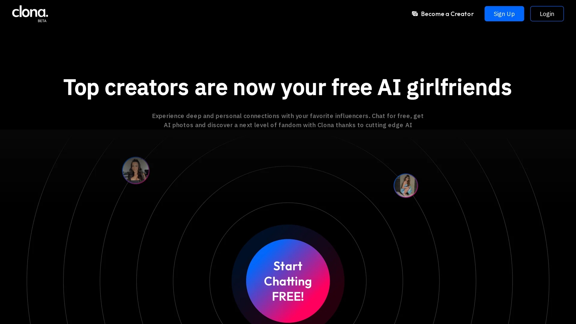 clona-ai homepage
