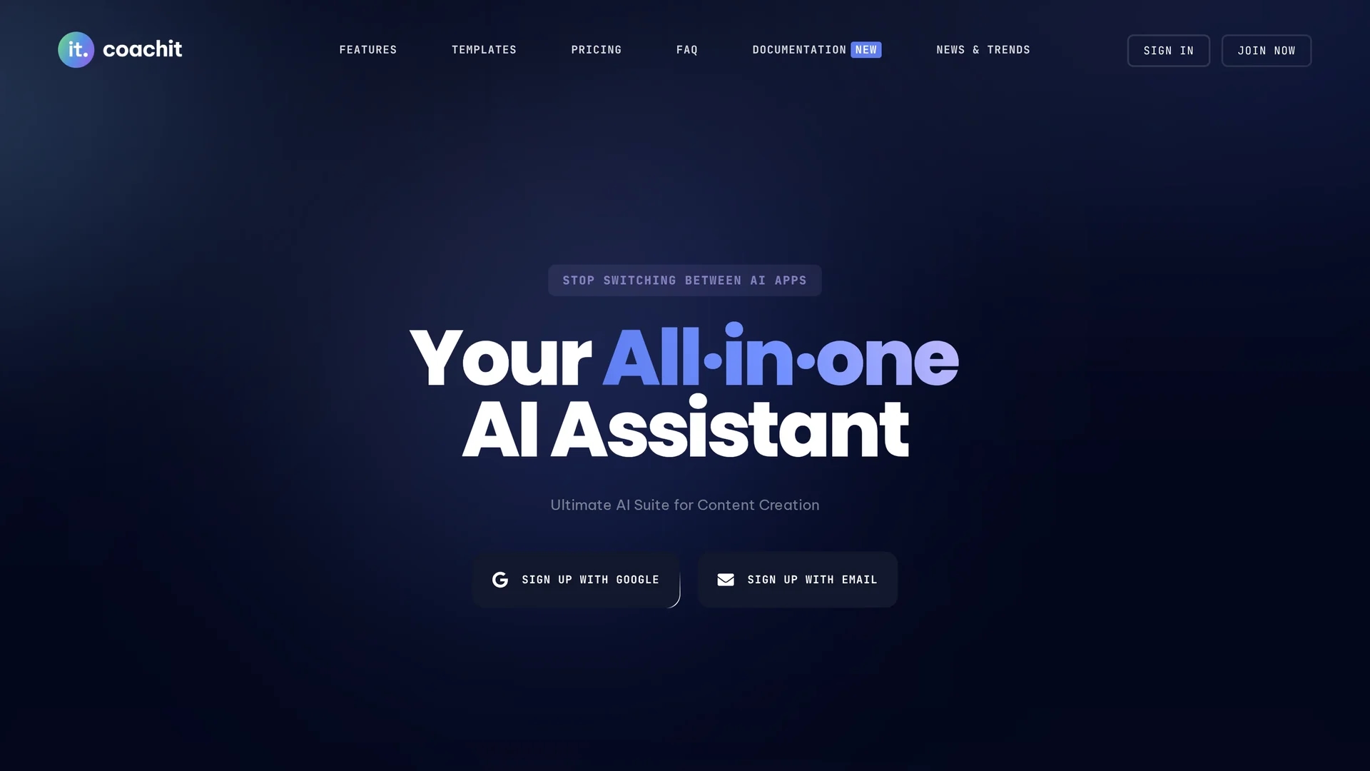 coachit-ai homepage