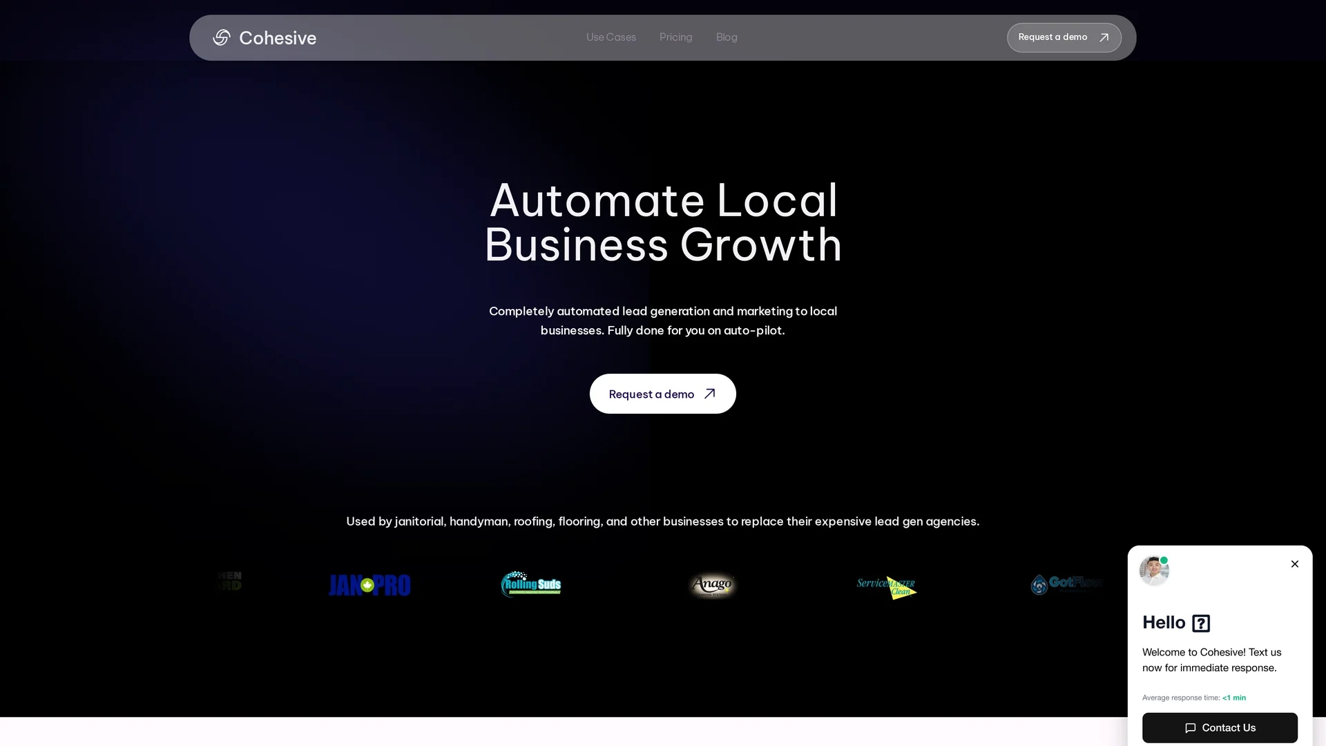 cohesive homepage