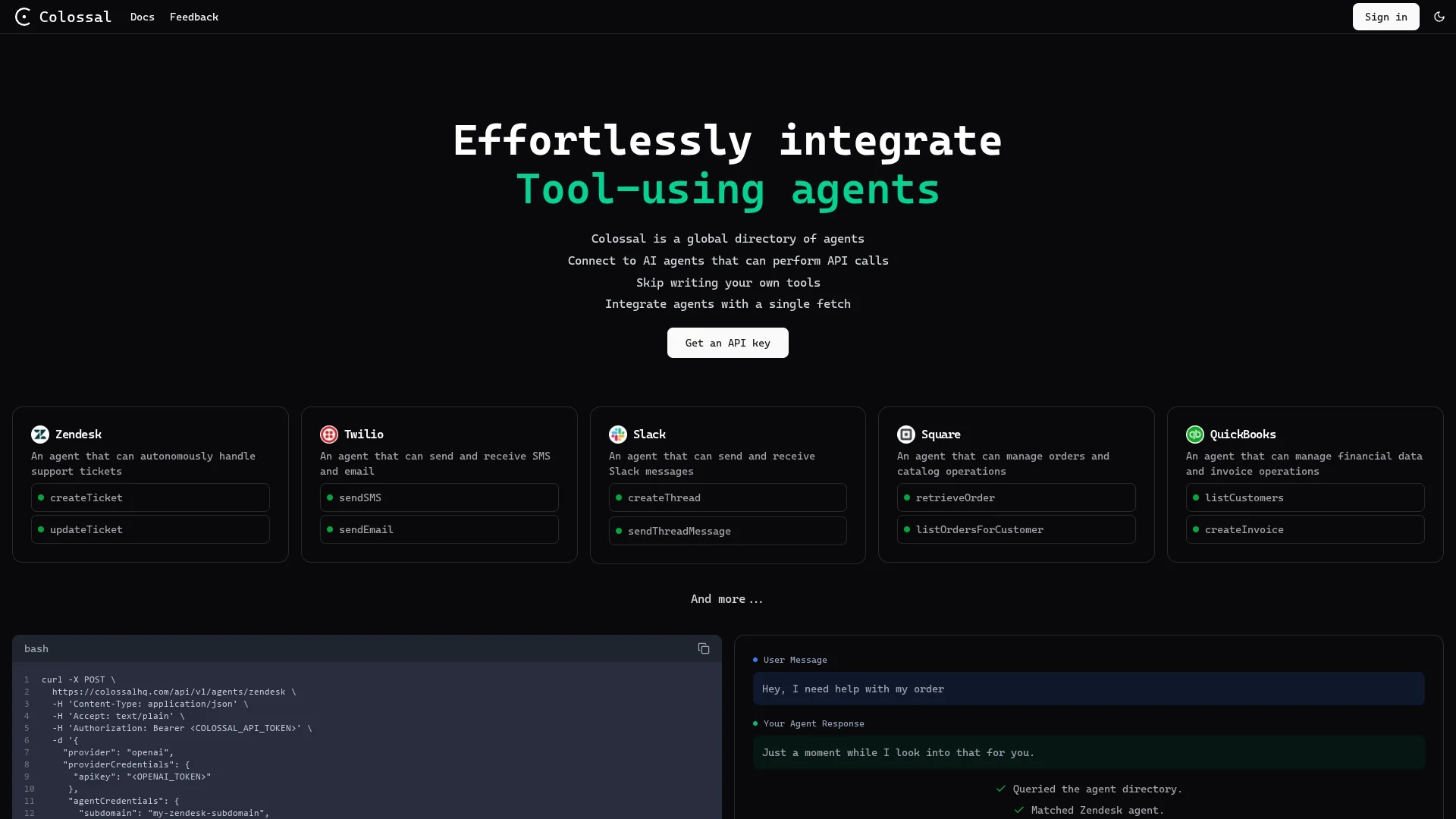 colossal homepage