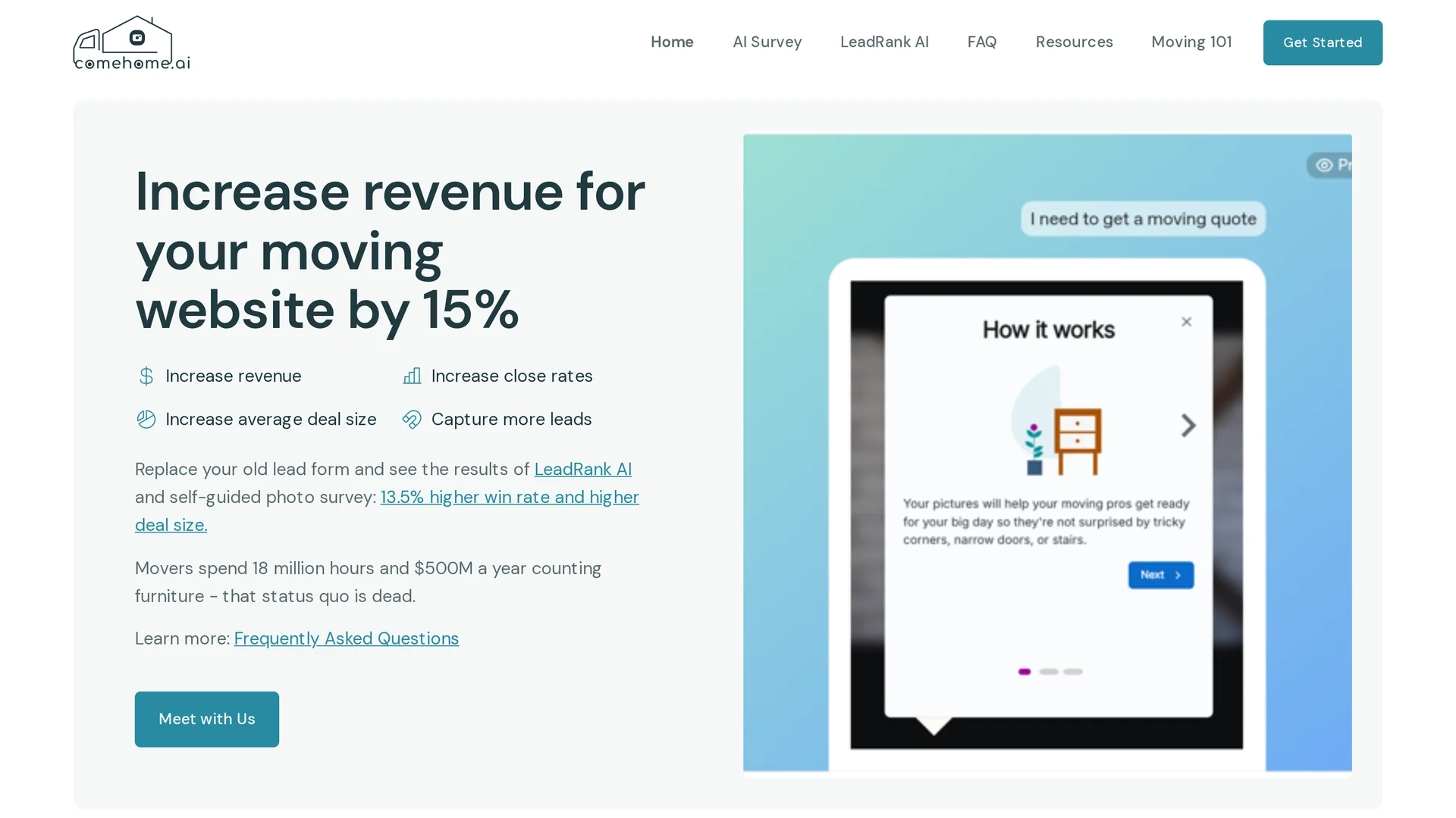 comehome homepage