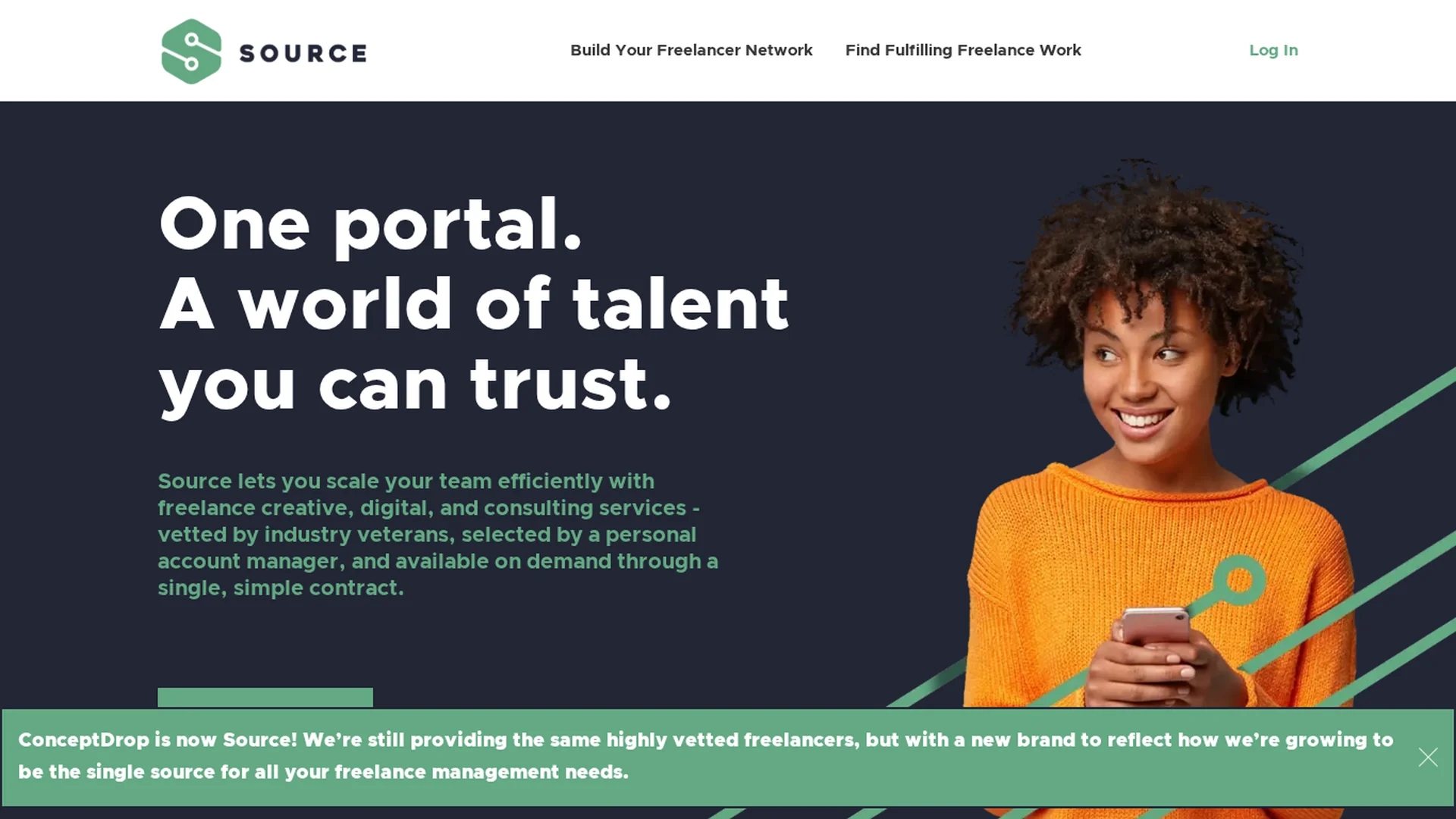 conceptdrop homepage