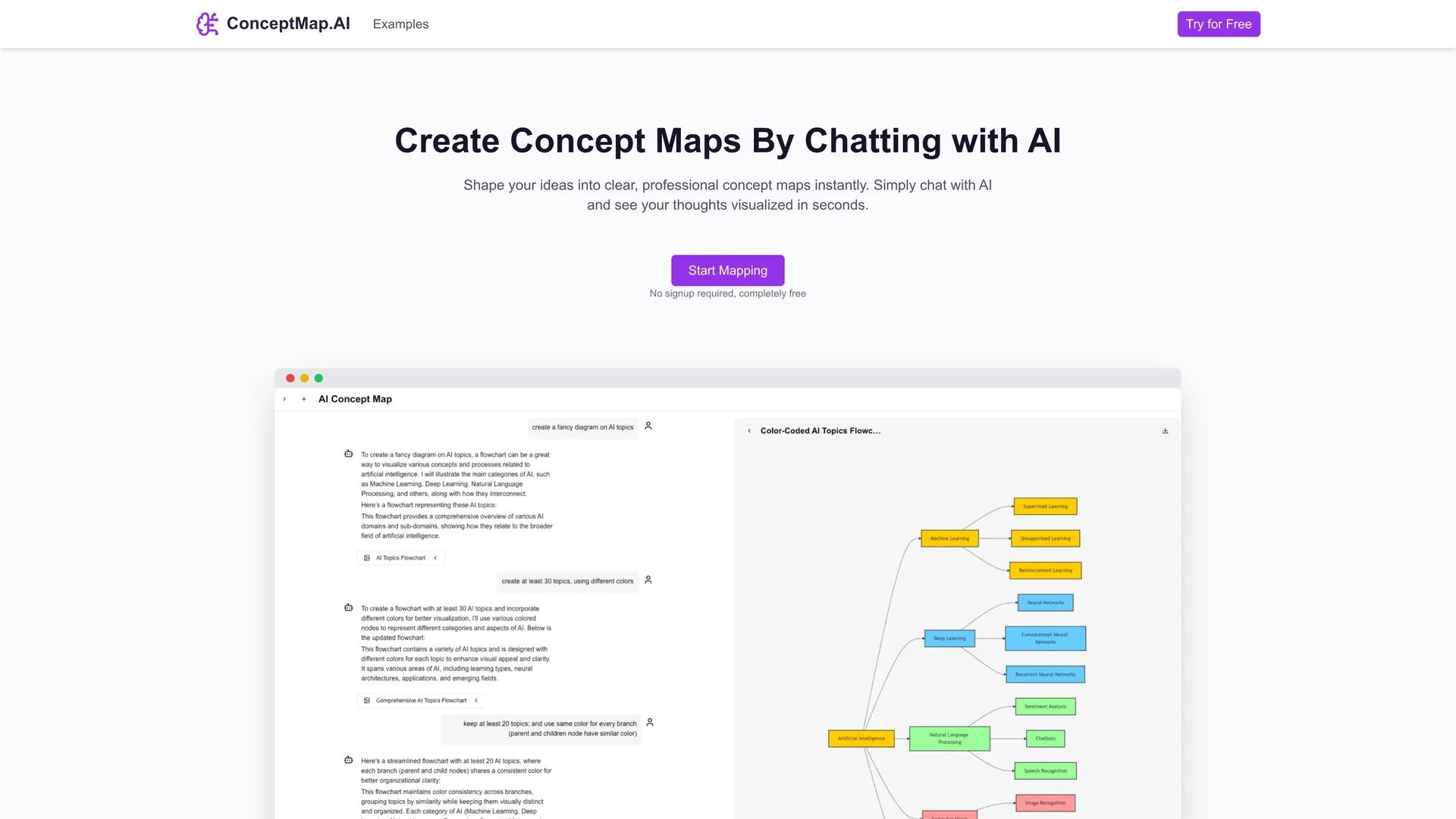 conceptmap-ai homepage