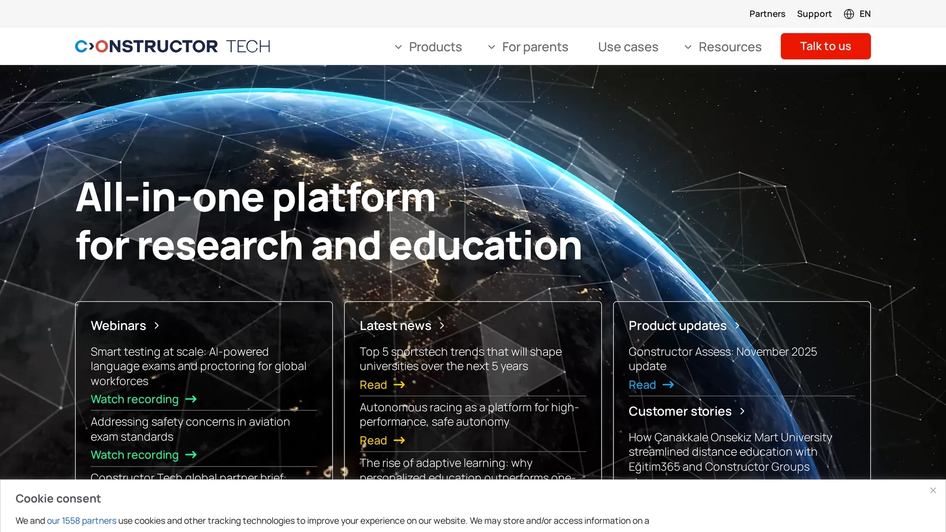 constructor-tech homepage