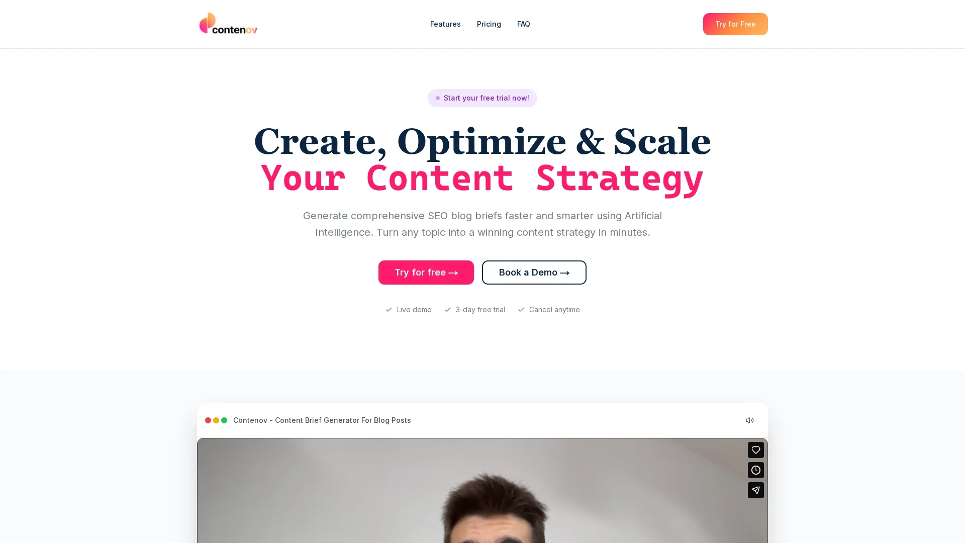 contenov homepage