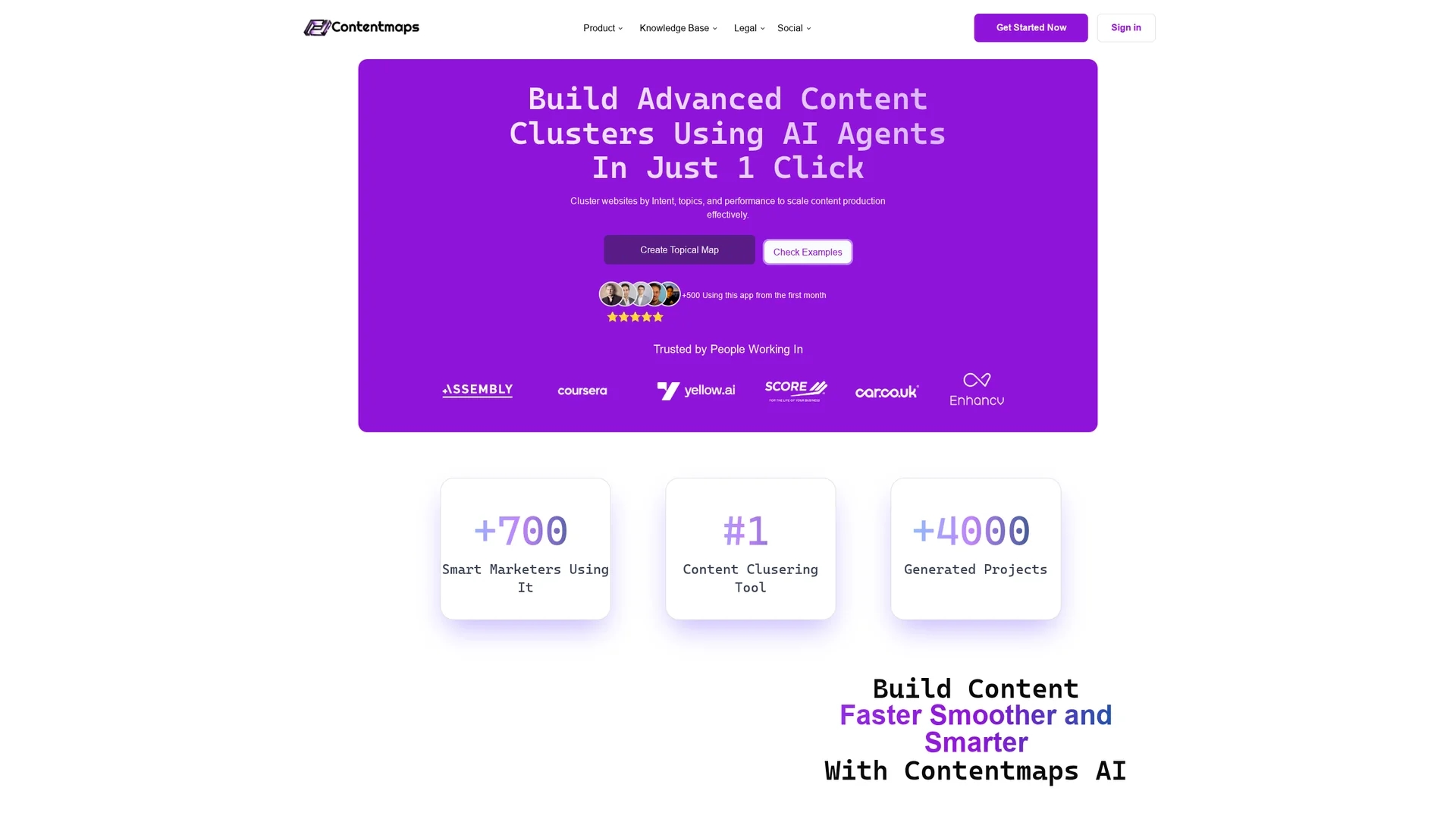 contentmaps-ai homepage