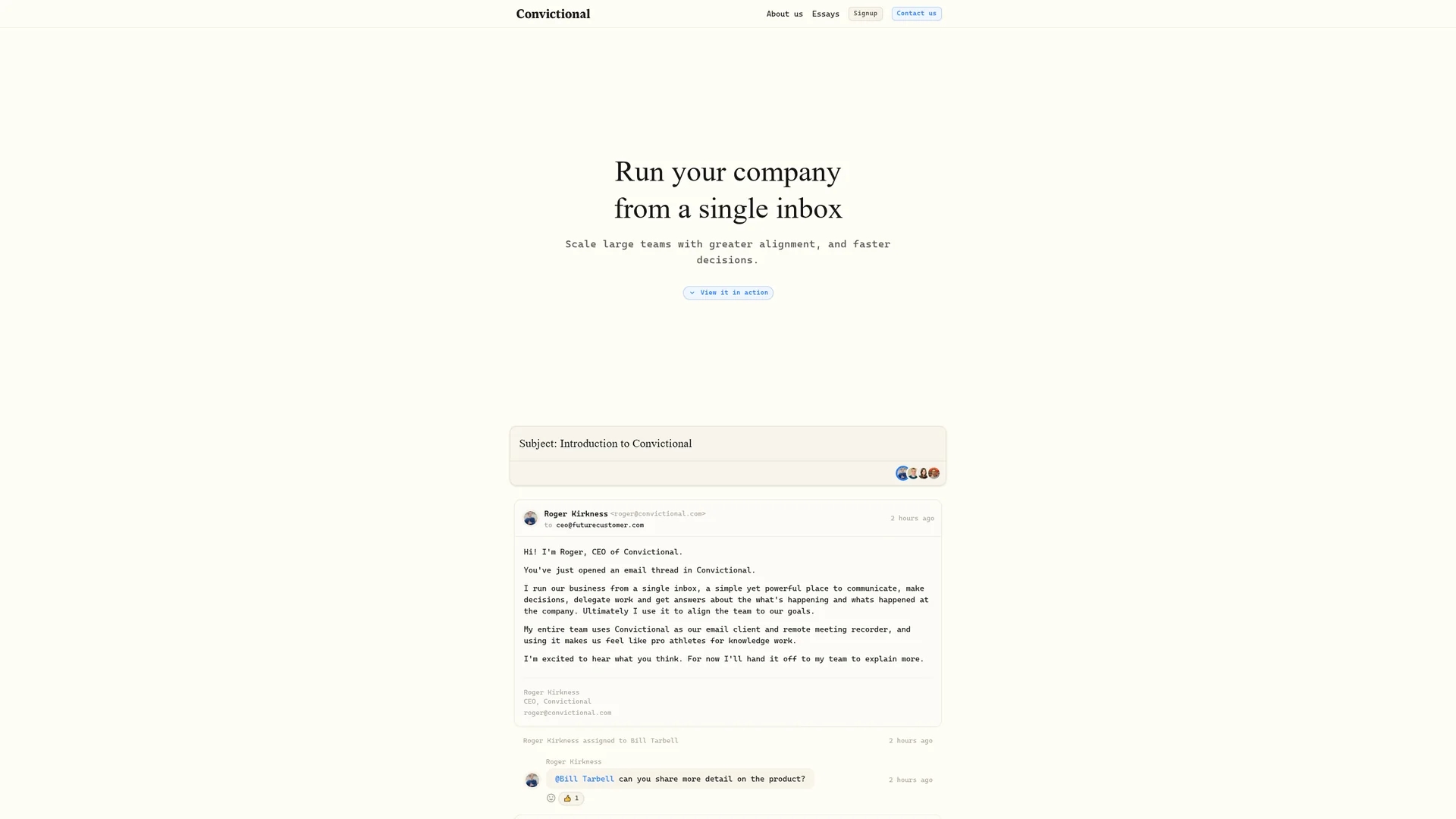convictional homepage