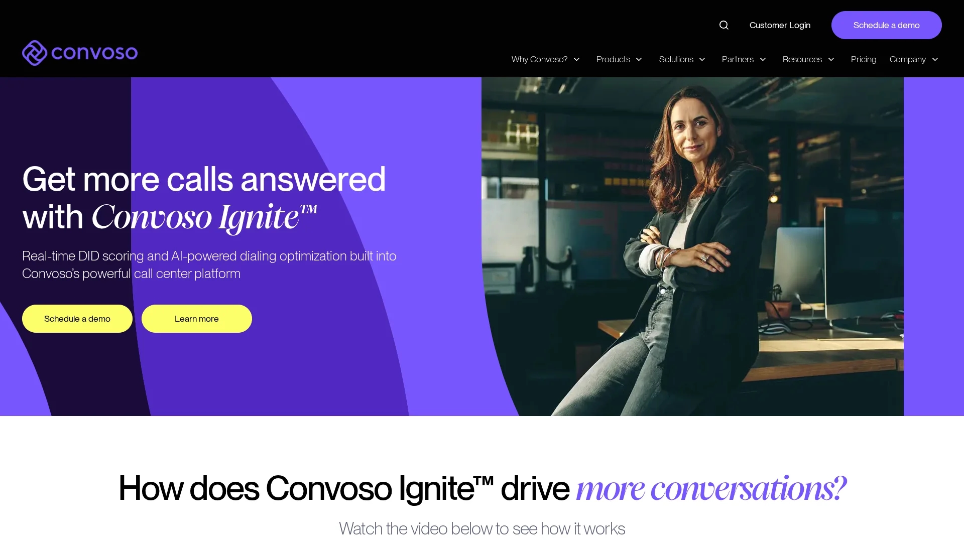 convoso homepage